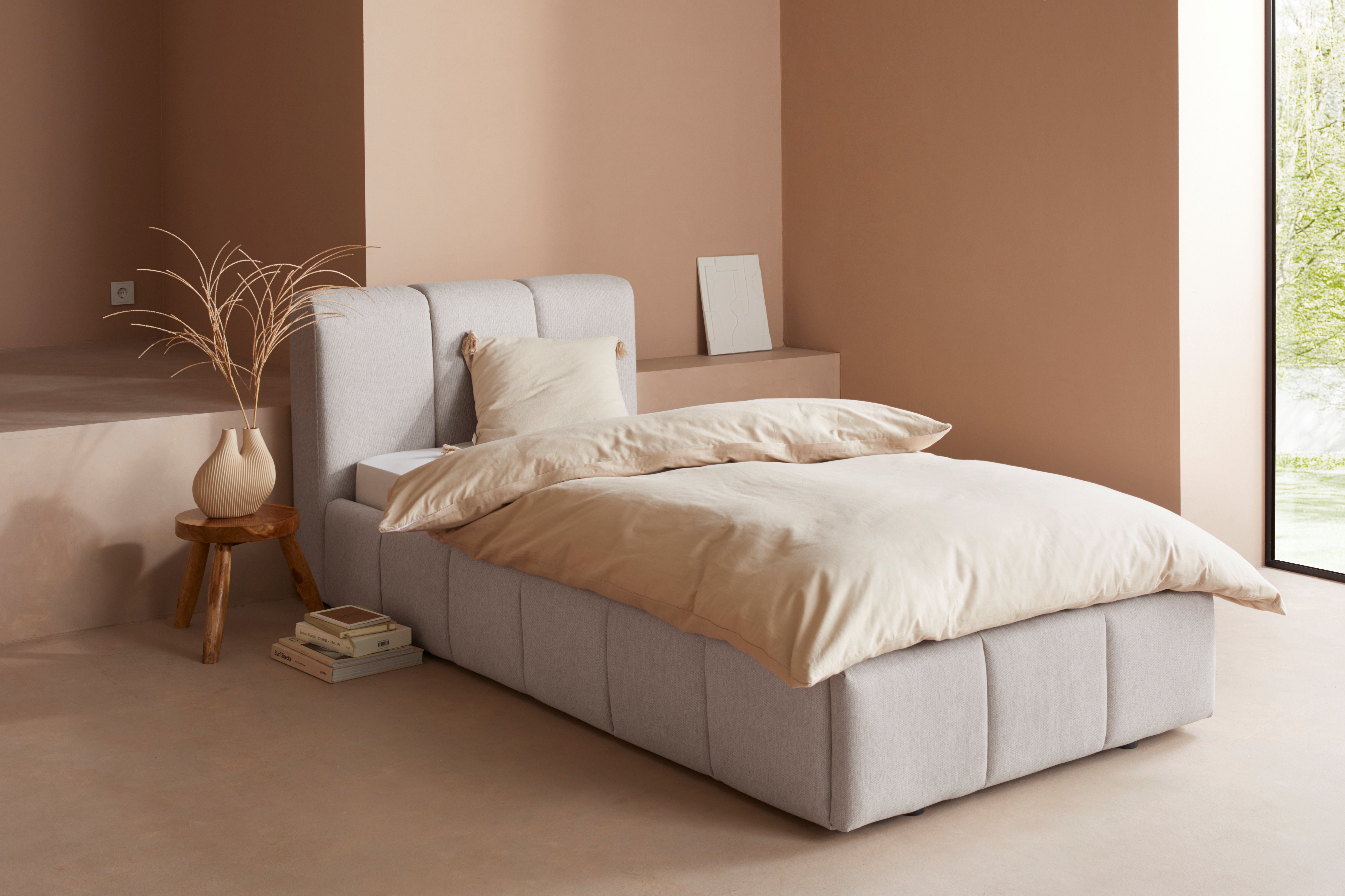 LeGer Home by Lena Gercke Gestoffeerd bed Maileen in 5 breedten en 3 kleuren, incl. rolbodem