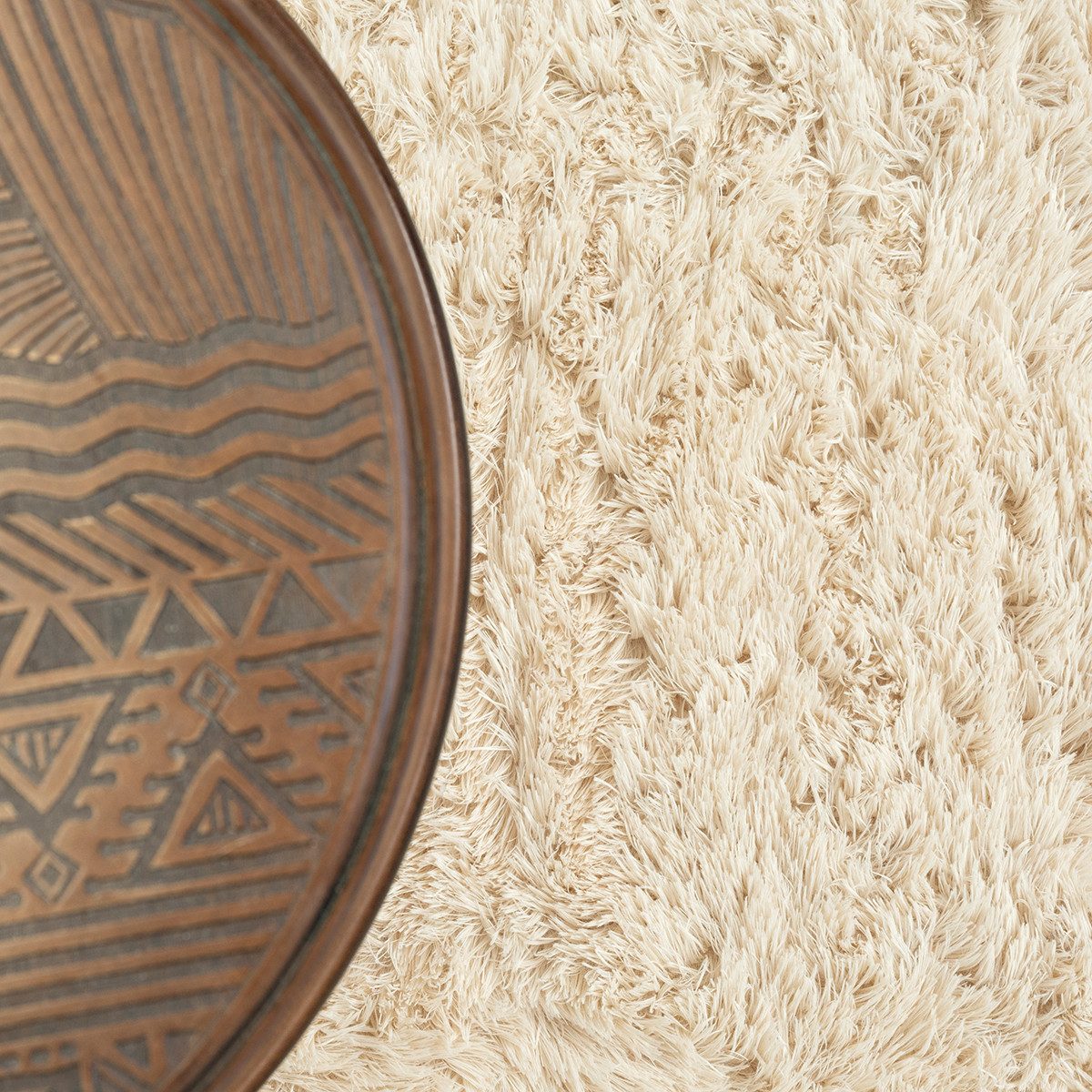 The carpet Vloerkleed Soft Shaggy Fluffy hoogpolig tapijt, woonkamer, antislip onderkant
