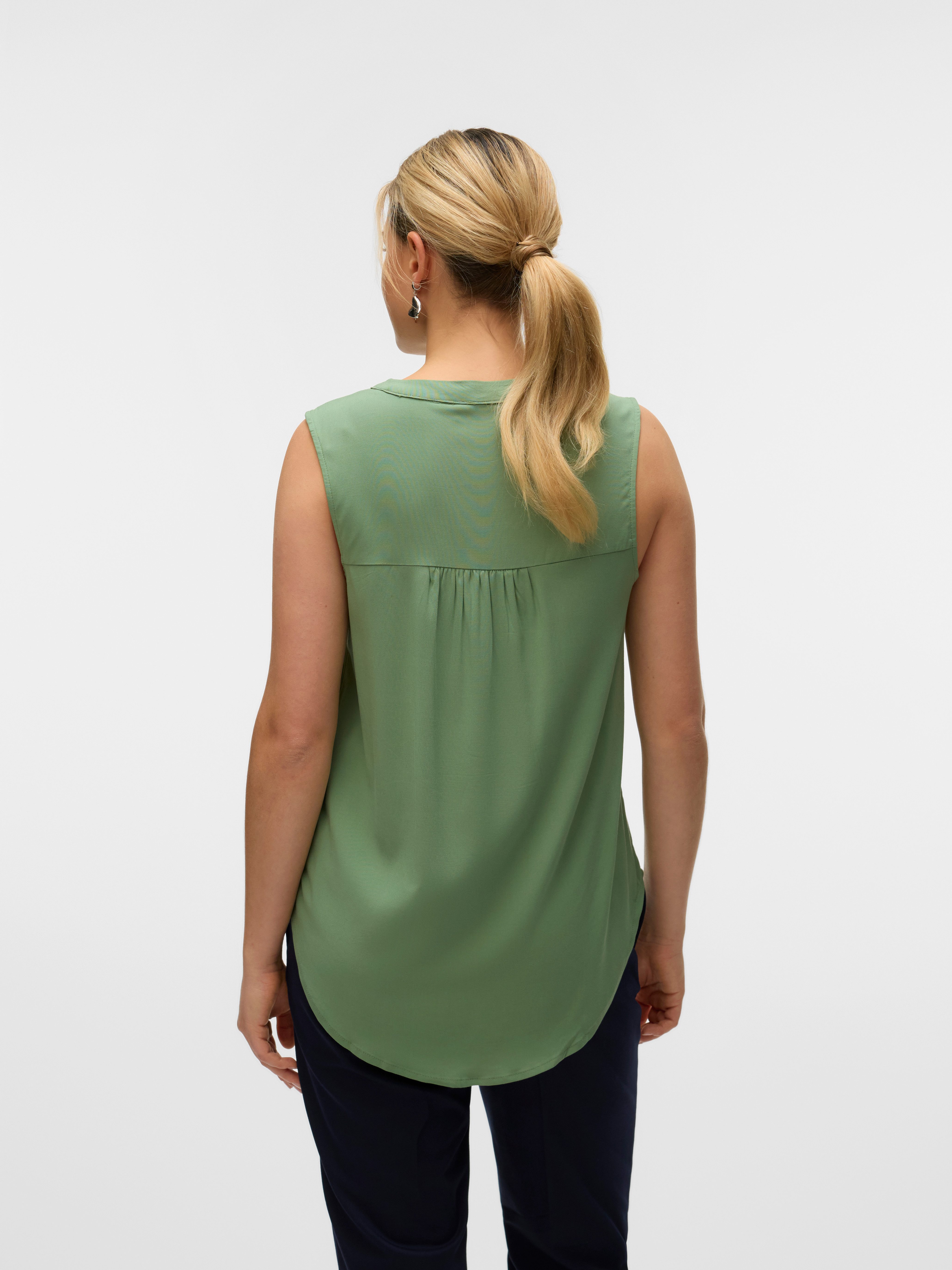 Vero Moda Top VMBELLA SL V-NECK TOP WVN GA NOOS