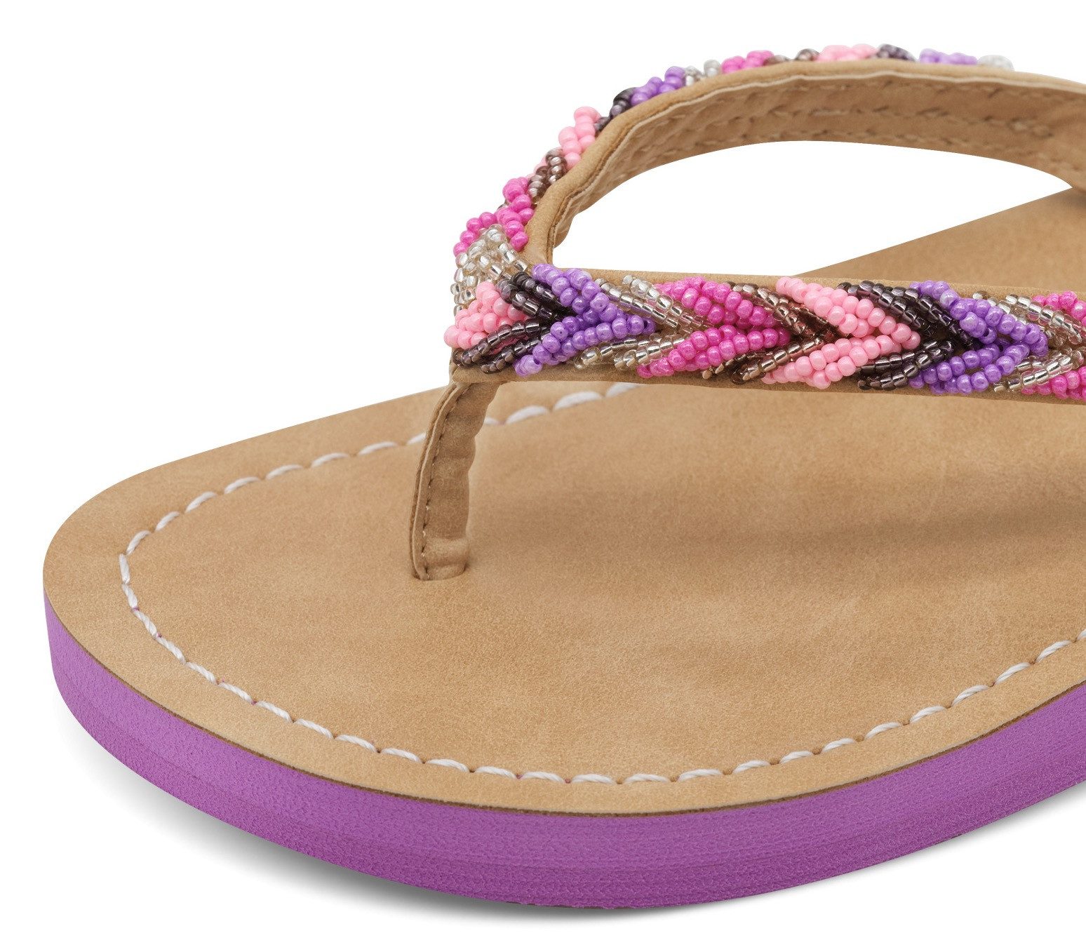 Tamaris Teenslippers , zomerschoen, slippers, strandschoen in vlechtlook