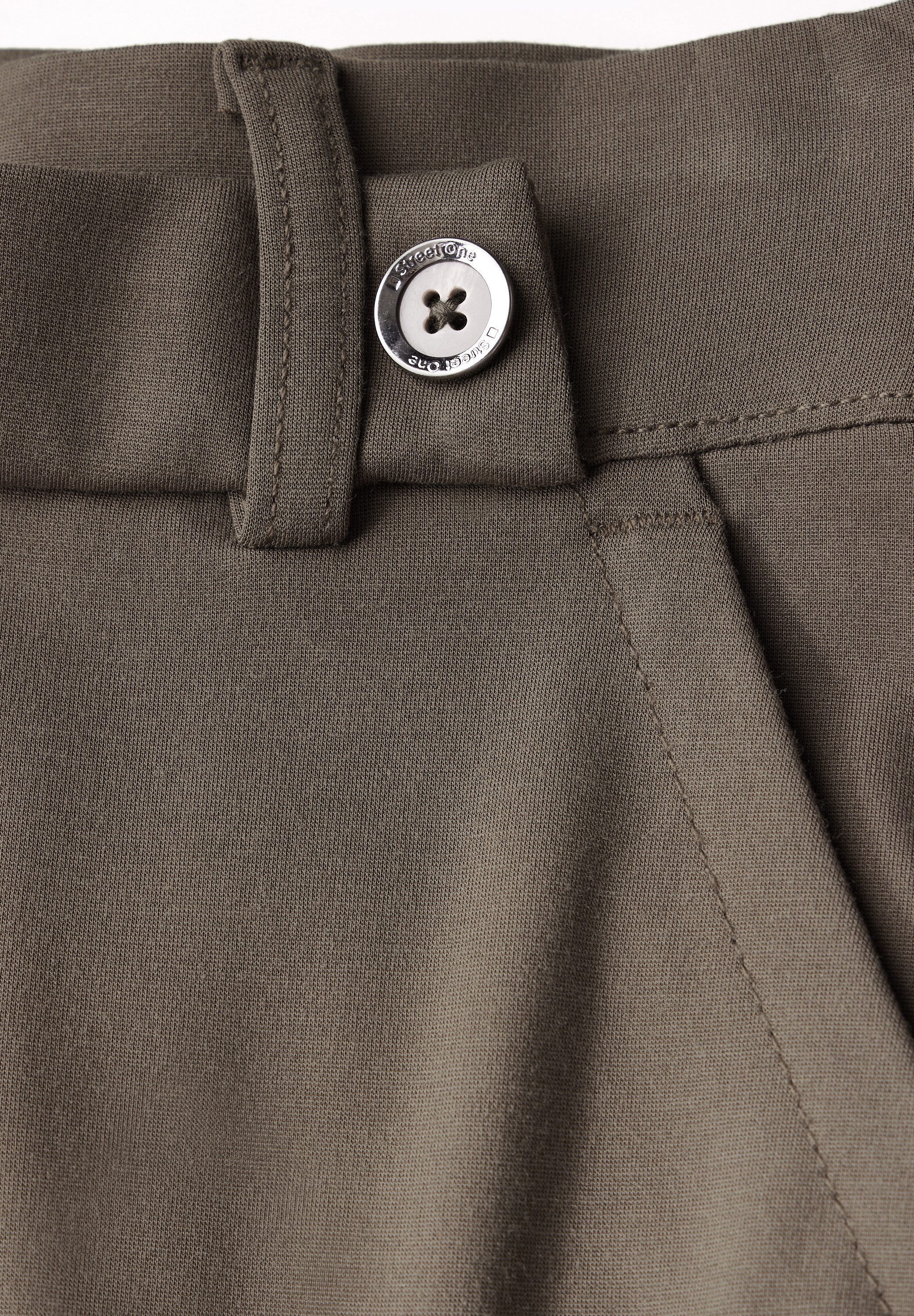 STREET ONE Pantalon met vouw met persplooien