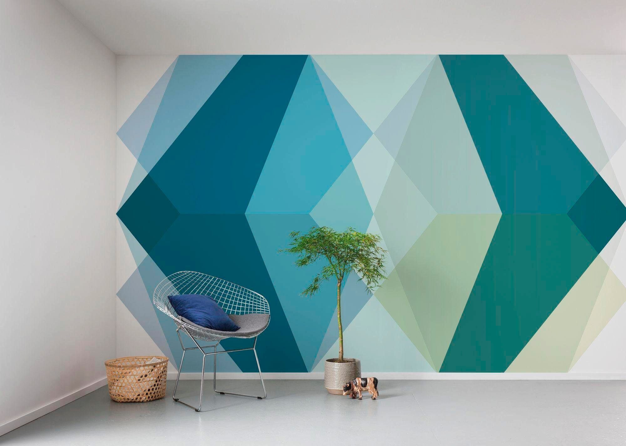 Komar Vliesbehang Digitale print vlies - Gem Stone Kite - Afmeting 400 x 250 cm (1 stuk)
