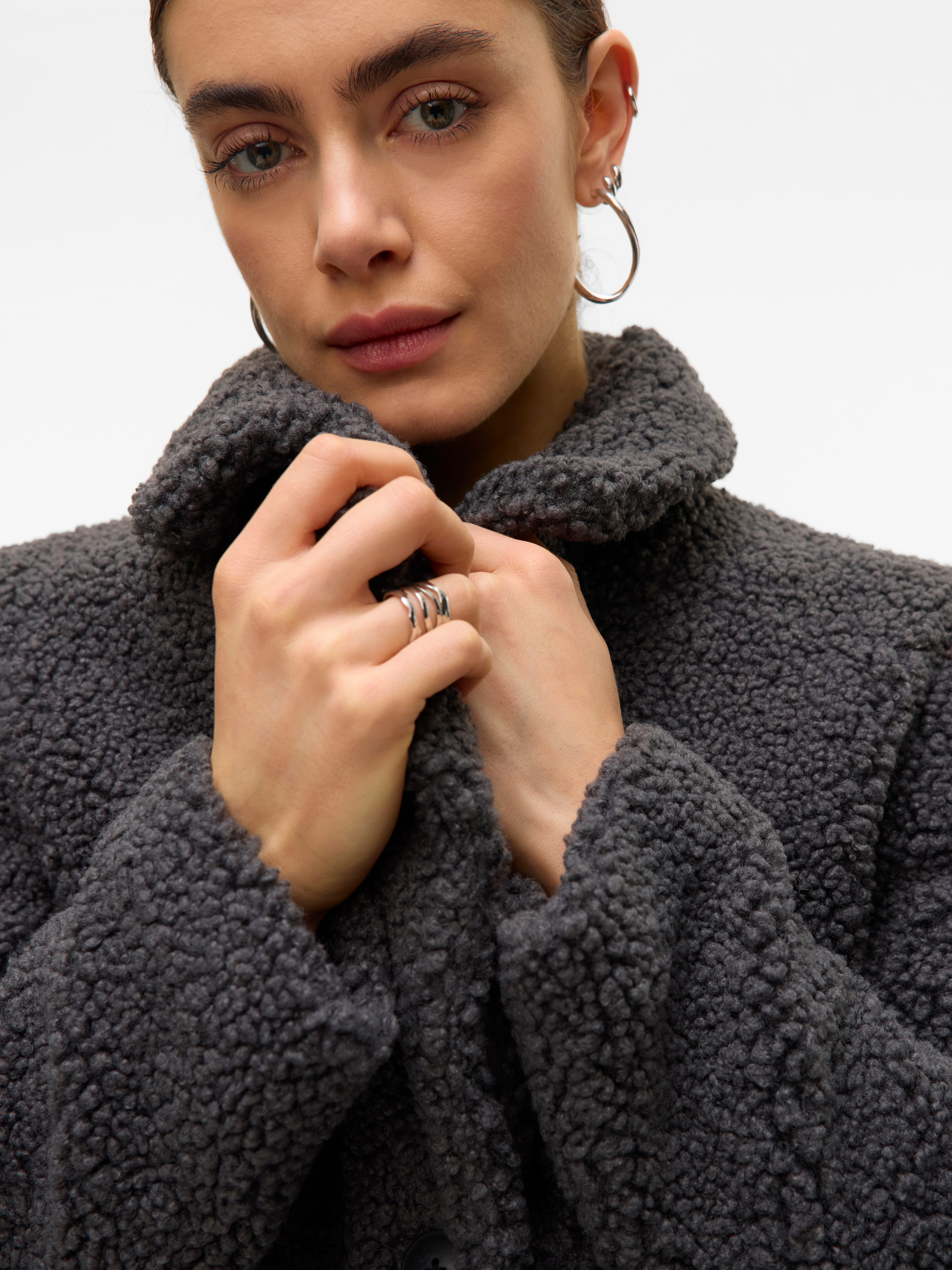 Vero Moda Korte jas VMKYLIE TEDDY COAT GA BOO