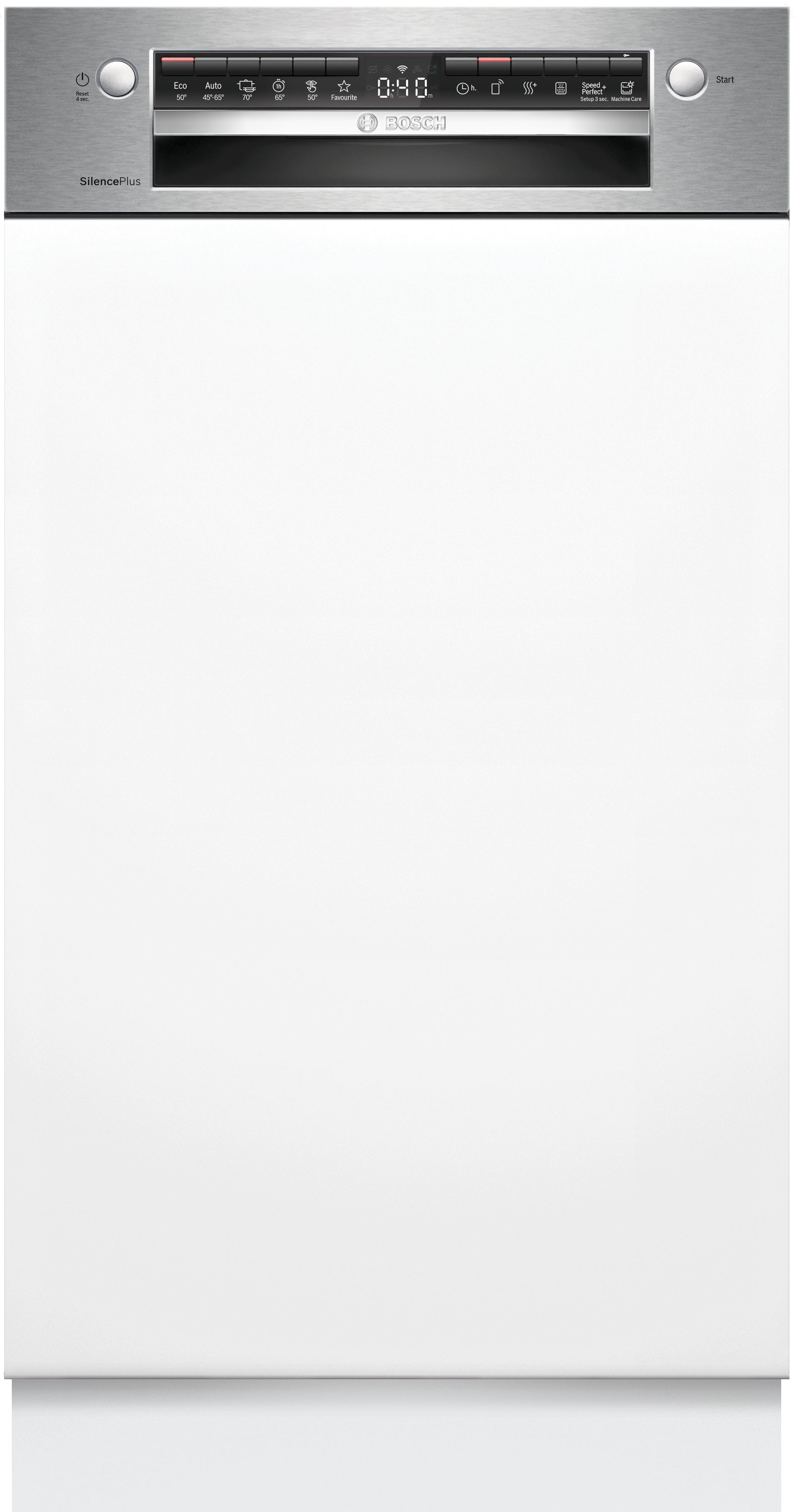 BOSCH Semi-geïntegreerde vaatwasser SPI4HMS49E, 81,5 cm x 44,8 cm