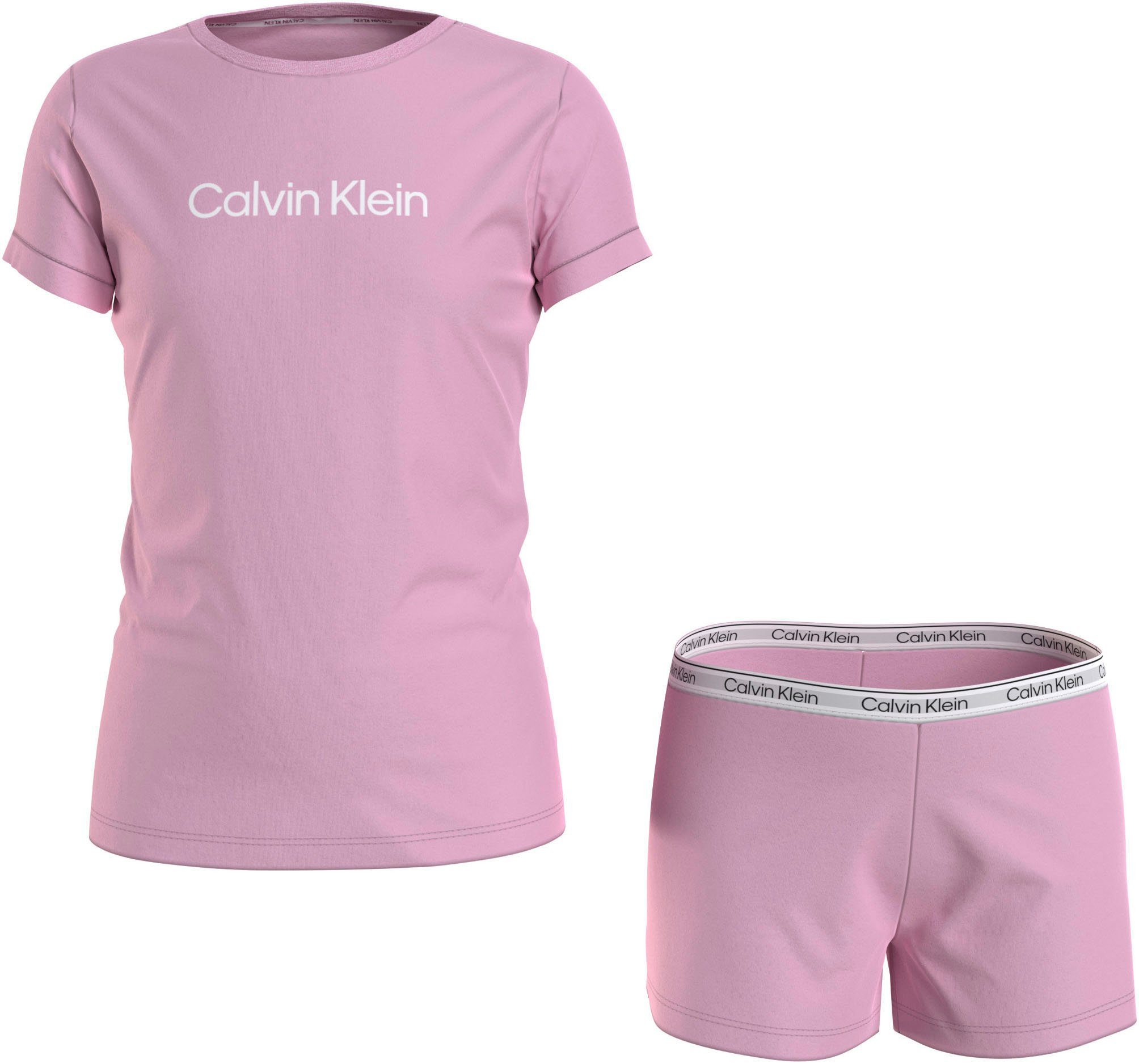 Calvin Klein Pyjama KNIT PJ SET (SS+SHORT) (set, 2-delig)