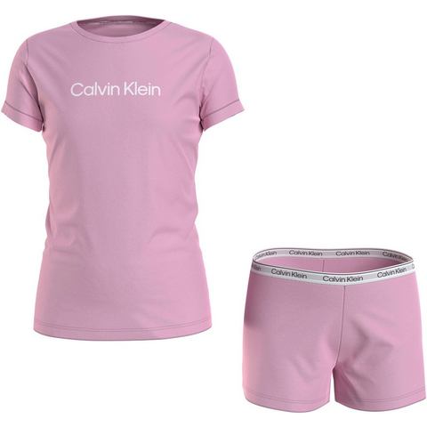 Calvin Klein Pyjama KNIT PJ SET (SS+SHORT) (set, 2-delig)