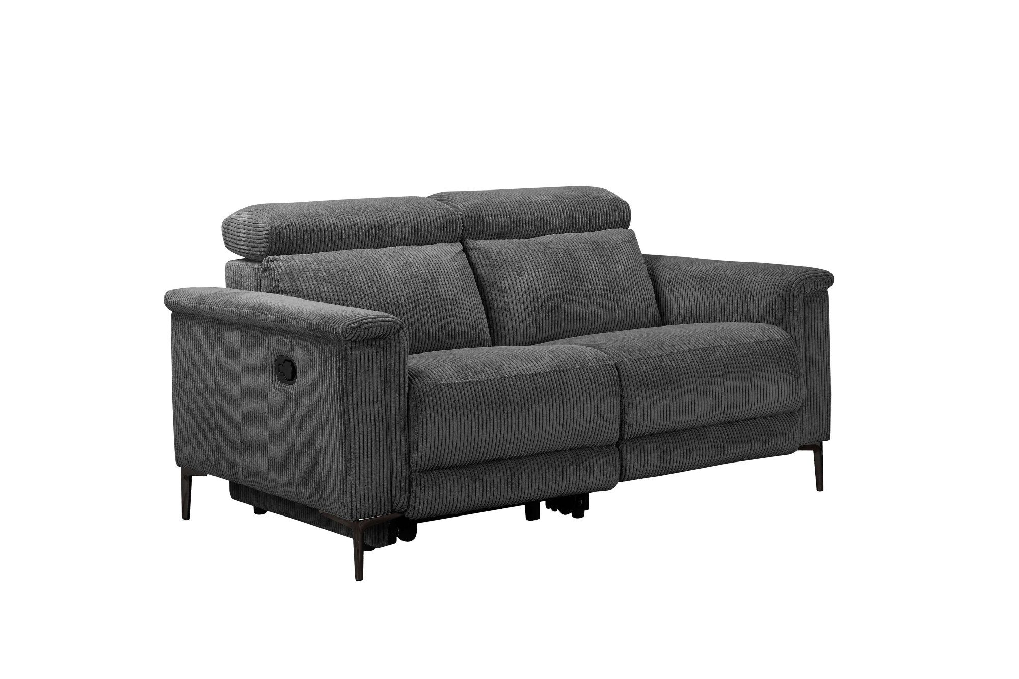 Places of Style 2-zitsbank Lund in Cord, met handmatige of elektrische