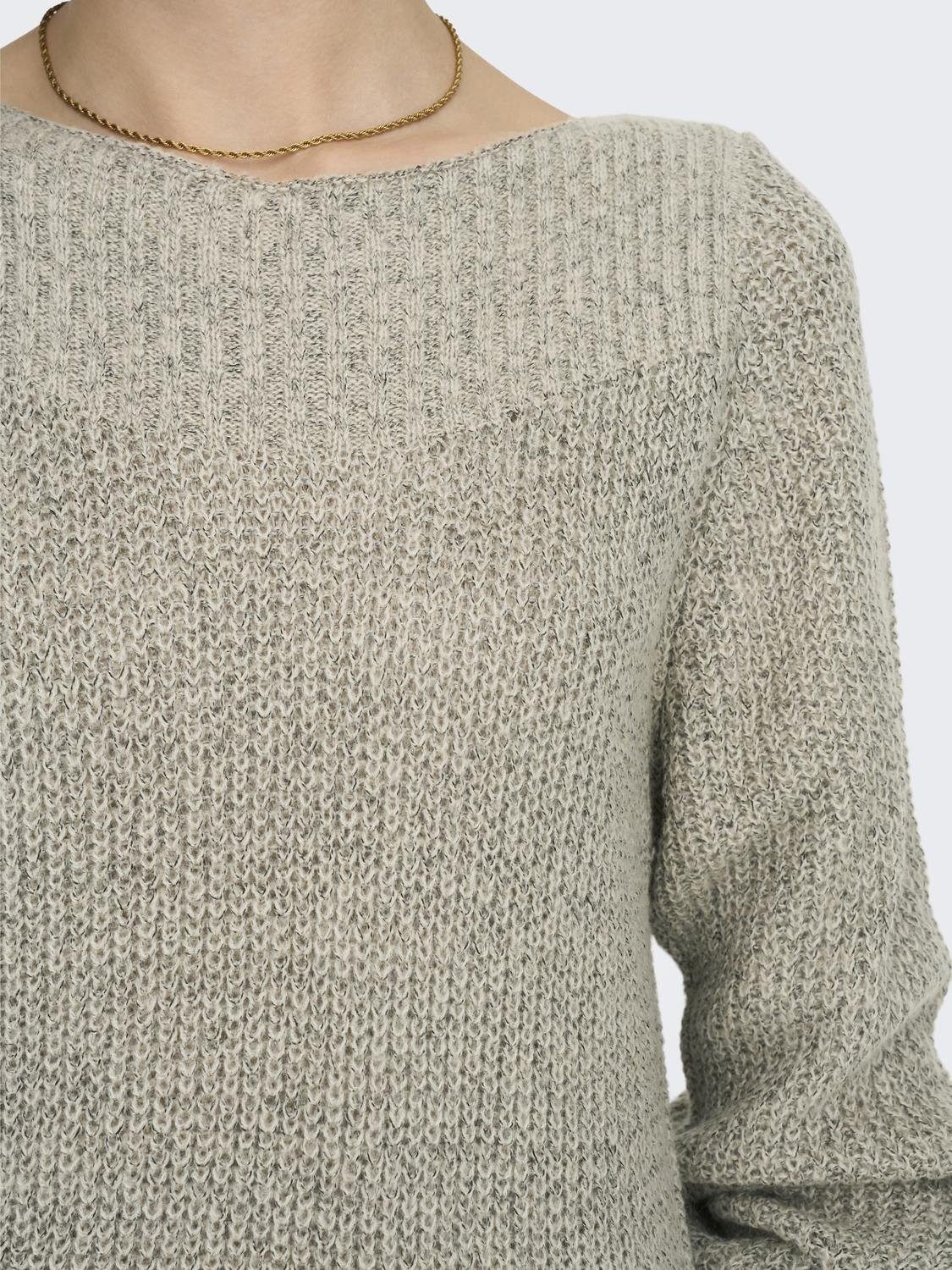 JDY Mini-jurk JDYWHITNEY MEGAN L/S BOAT DRESS KNT NOOS