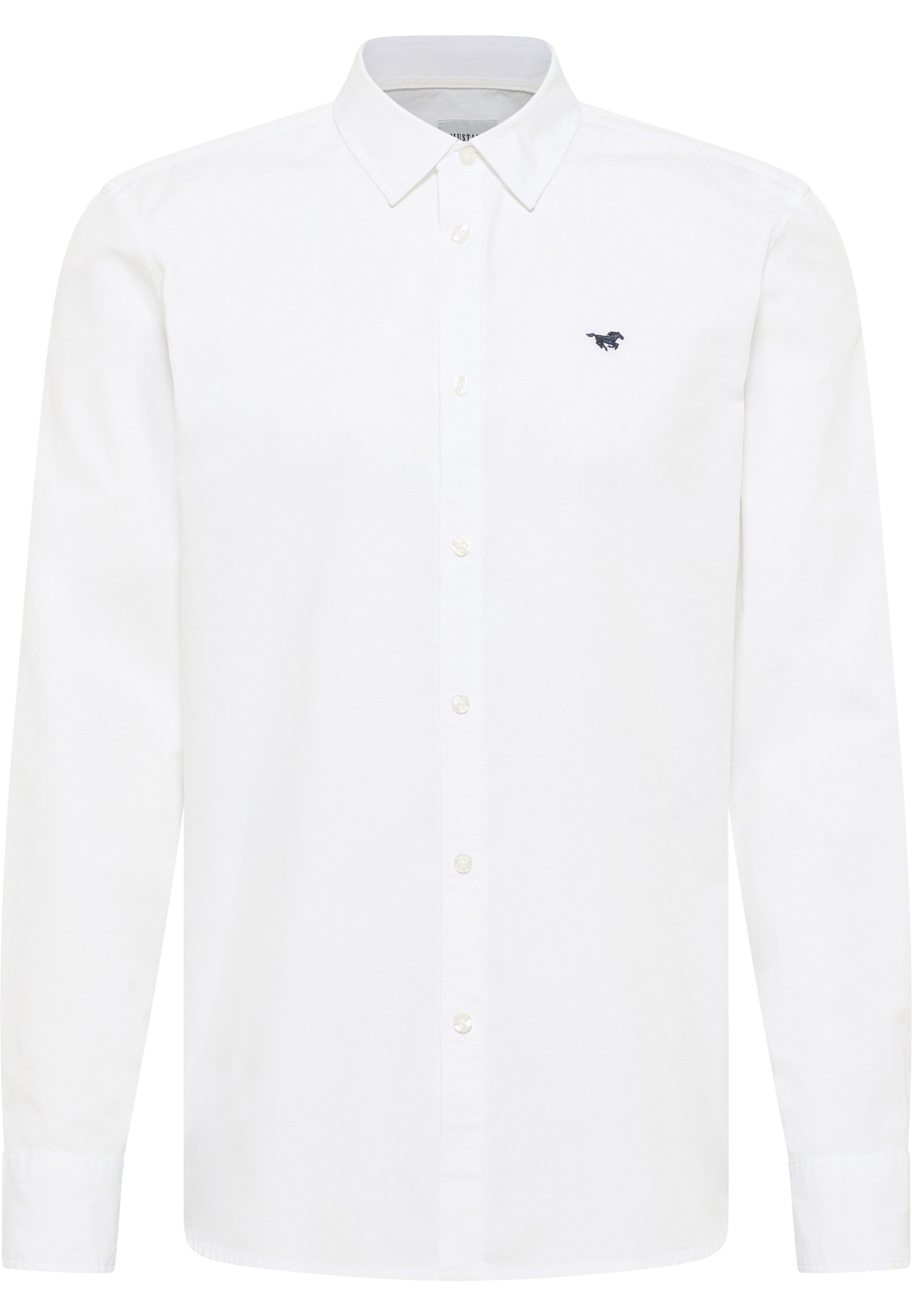 MUSTANG Overhemd met lange mouwen Heren Stijl Canton