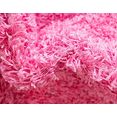 myflair moebel  accessoires hoogpolig vloerkleed shaggy shag geweven, unikleurig, ideaal in de woonkamer  slaapkamer roze
