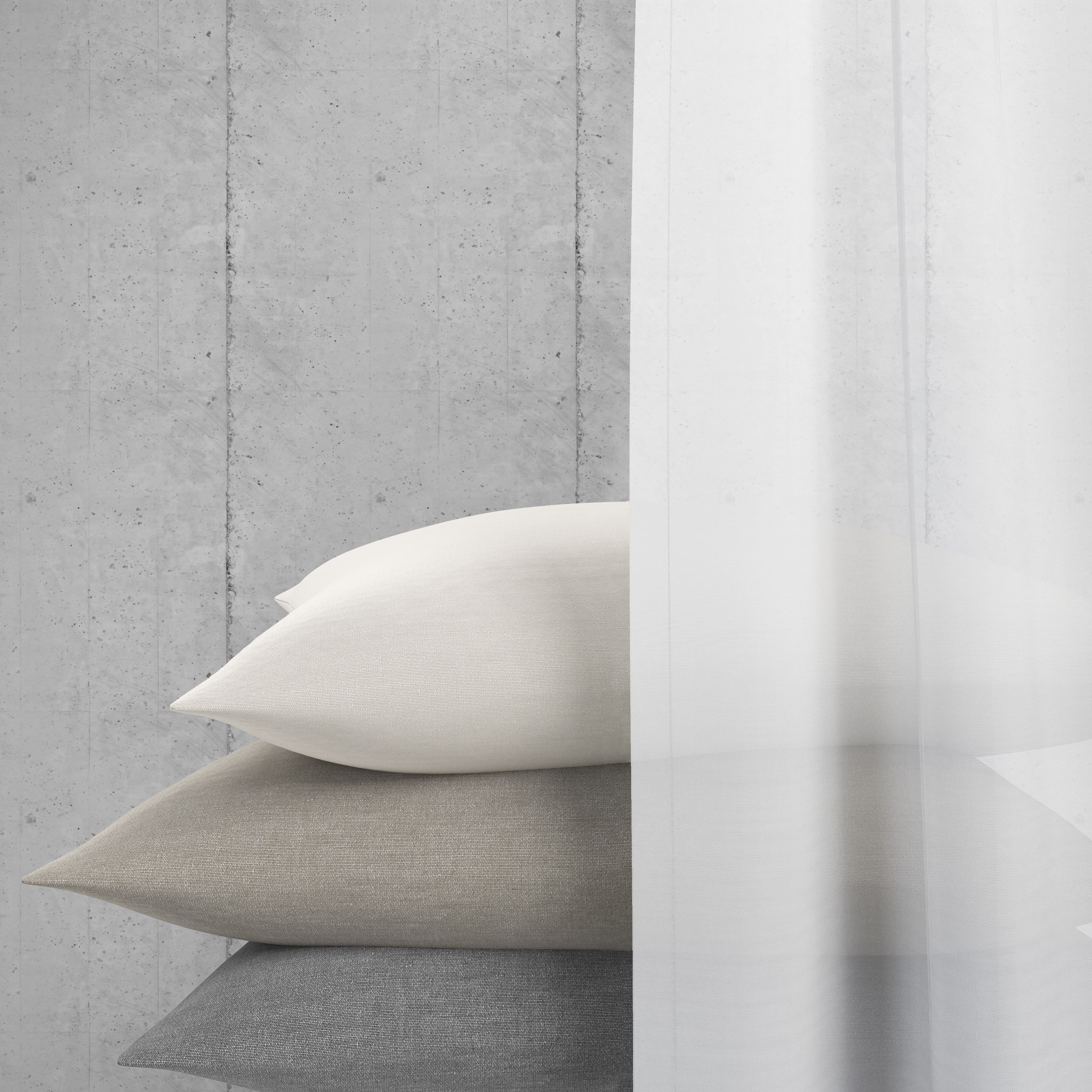 Neutex for you! Gordijn Kiss Gordijn met verborgen lussen, breedte 142 cm, op maat (1 stuk)