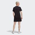 adidas originals shirtjurk adicolor classics roll-up sleeve -jurk zwart