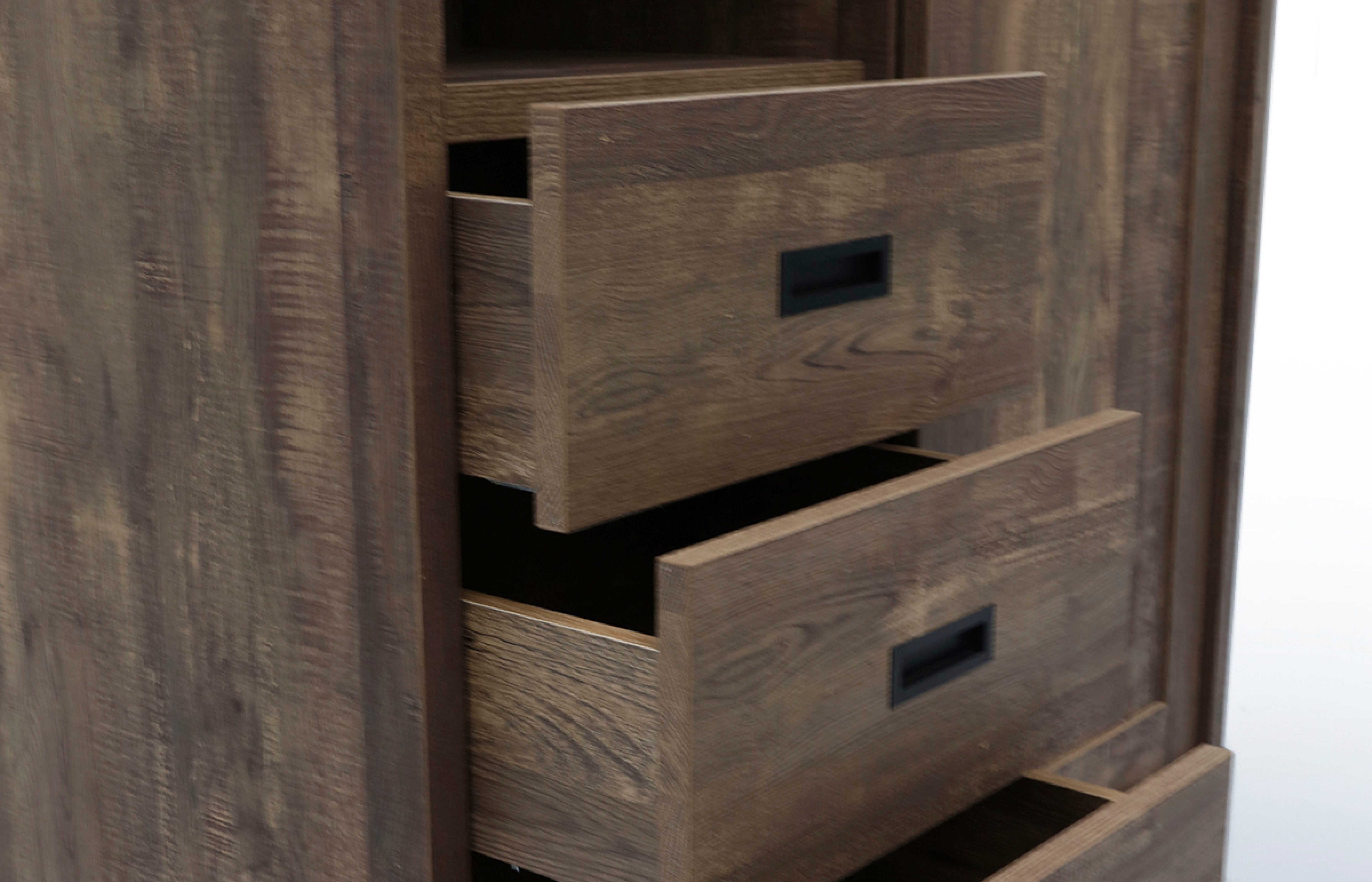 OMG Design Multifunctionele kast Stanley woonkamer kast met schuifdeur, hoogte 170 cm