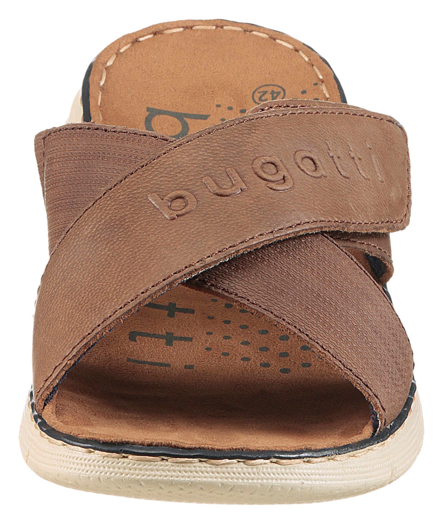Bugatti Slippers met praktische klittenbandsluiting