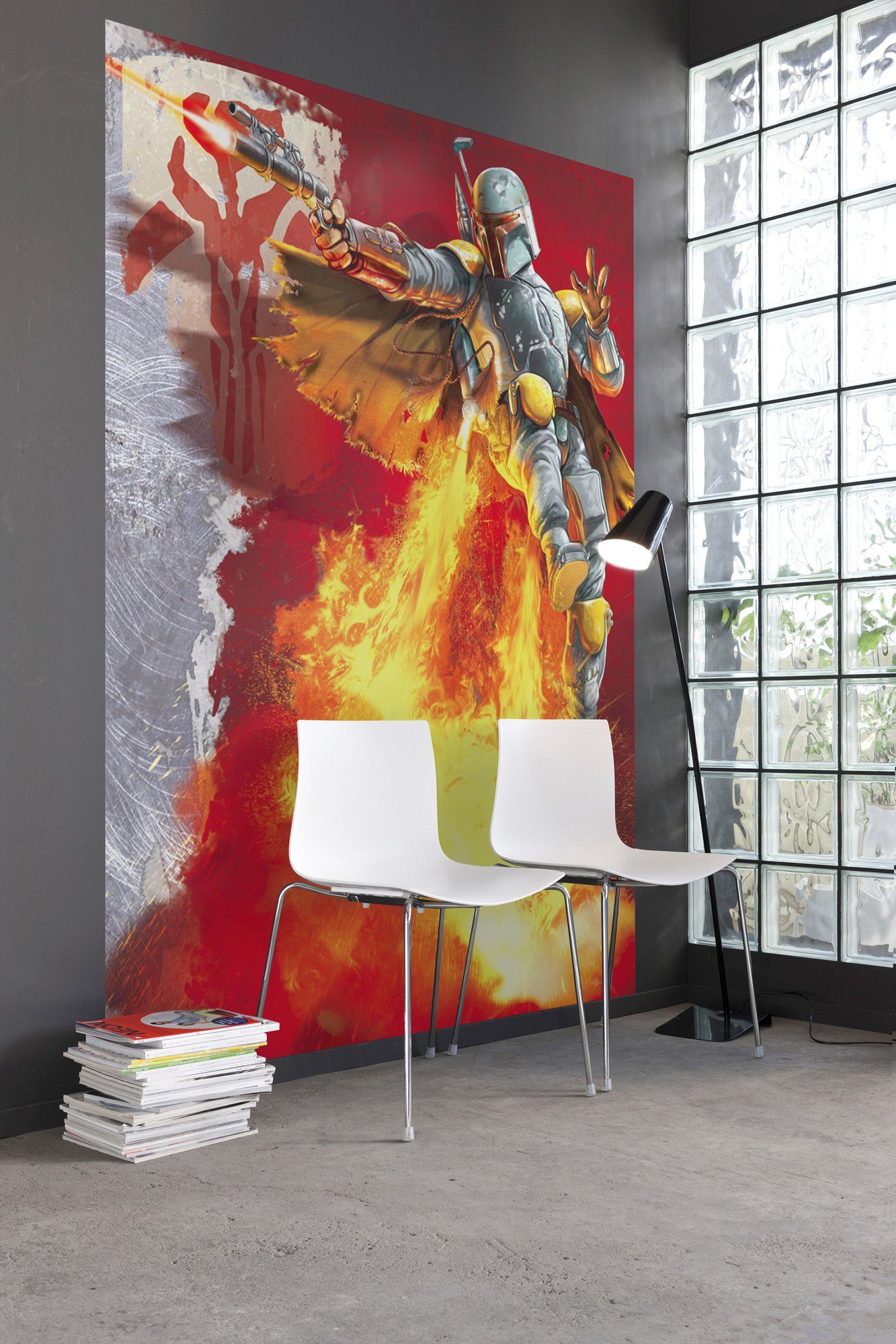 Komar Fotobehang STAR WARS Boba Fett - Afmeting 184 x 254 cm (set)