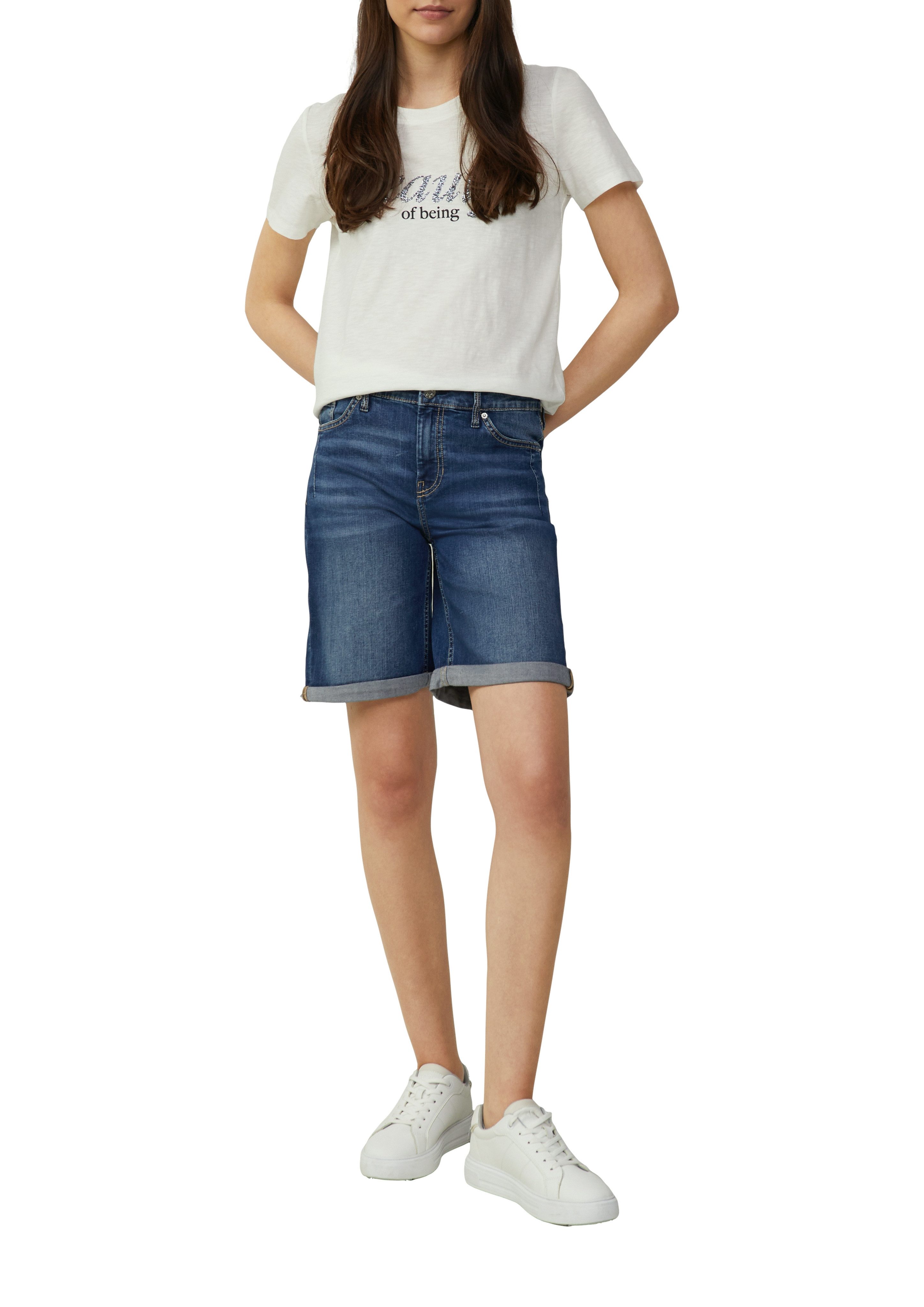 s.Oliver Jeansshort in 5-pocketsstijl