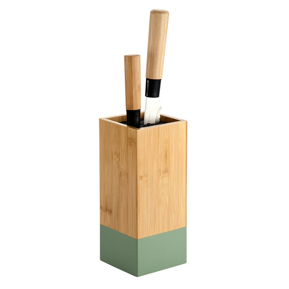 KESPER for kitchen & home Messenblok Messenhouder met kunststof borstel voor variabele plaatsing van messen (1-delig)