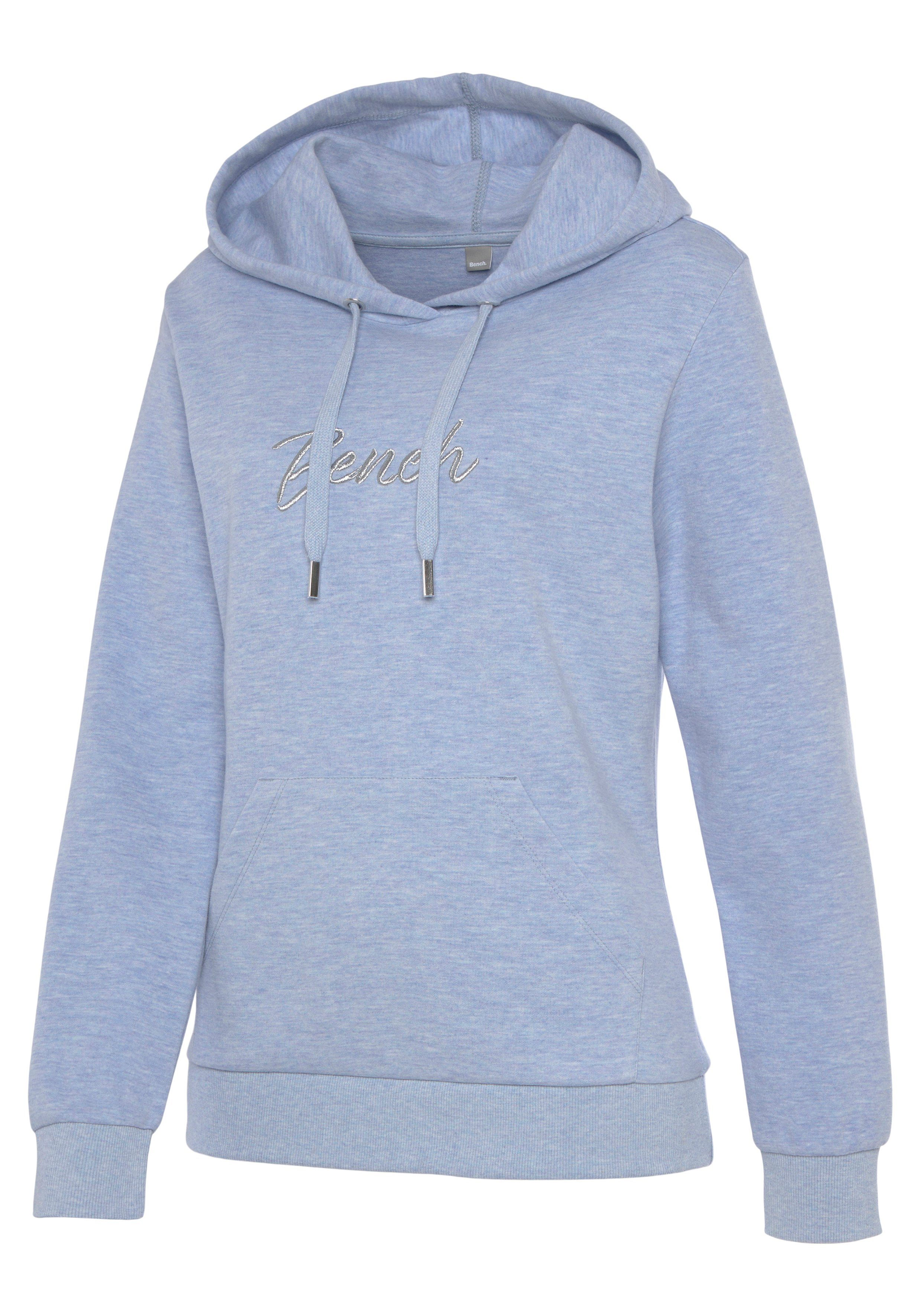 Bench. Loungewear Hoodie -lounge hoodie- met glanzende logo-borduurwerk, loungewear, loungepak