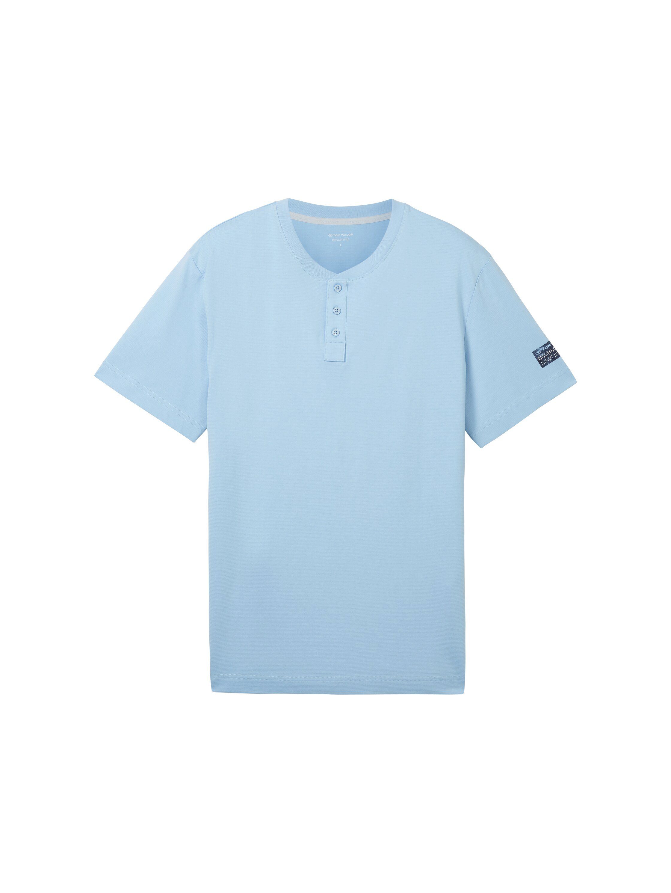Tom Tailor Henleyshirt met knoopsluiting