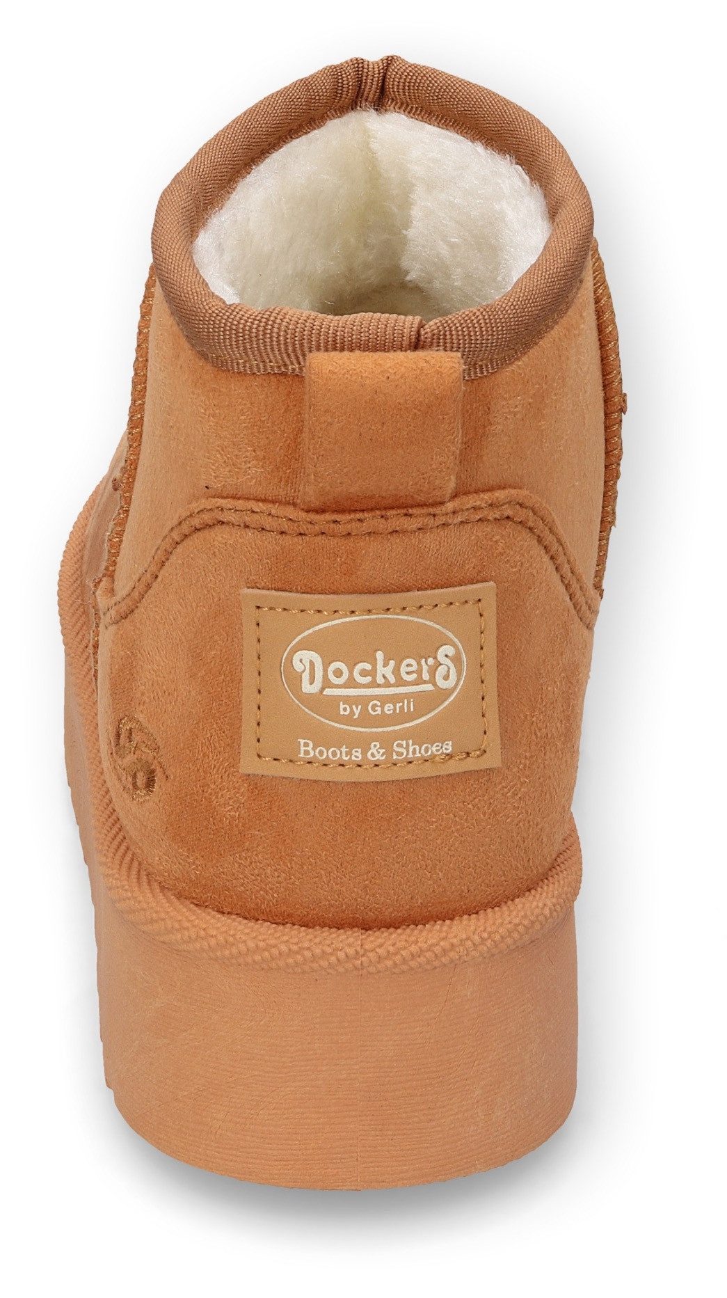 Dockers by Gerli Winterlaarzen plateau laarzen, instaplaarzen met knusse warme voering