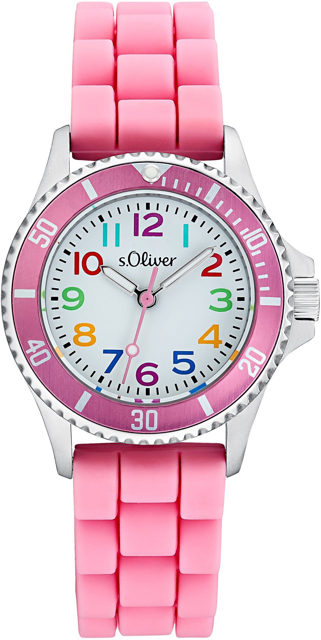 s.Oliver Kwartshorloge 2033505 Polshorloge, kinderhorloge, meisjeshorloge, ideaal ook als cadeau