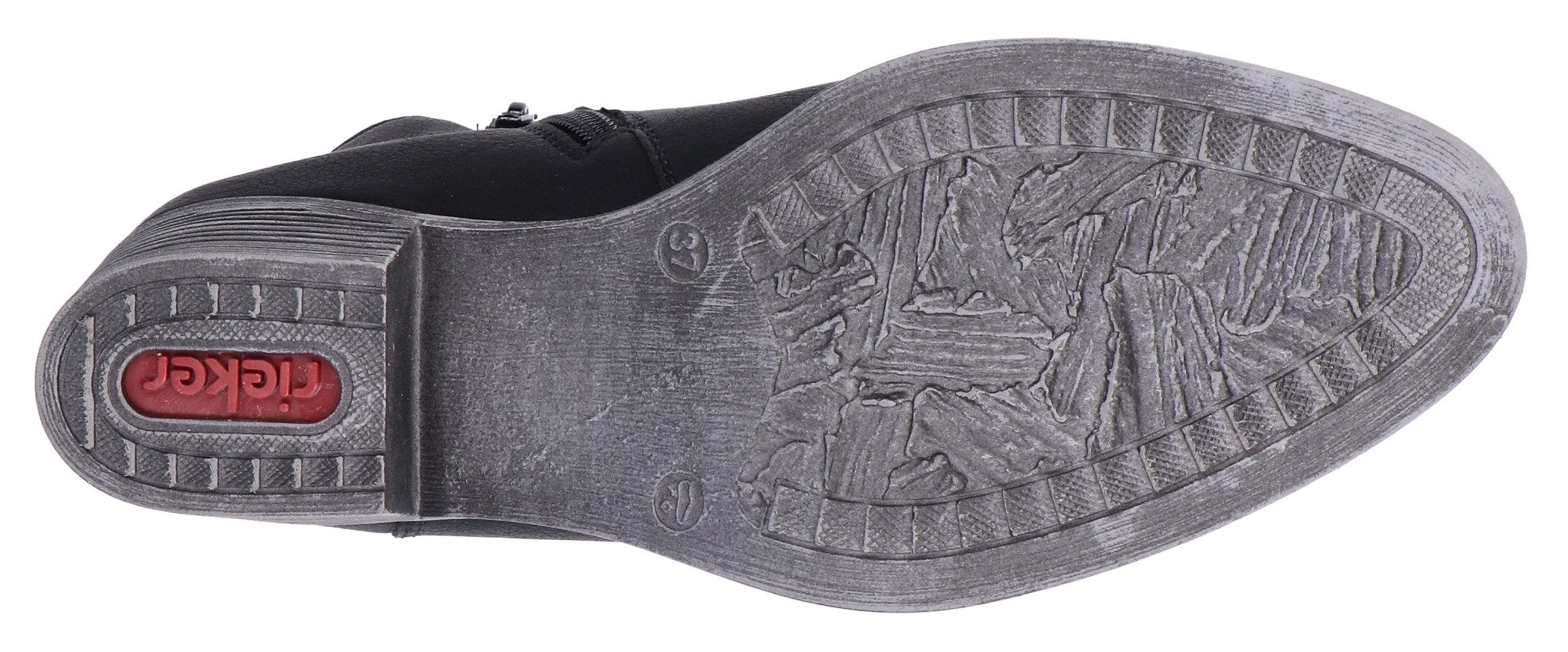 Rieker Cowboylaarsjes , cowboylaarzen, slouchy schacht, blokhak, met binnenrits