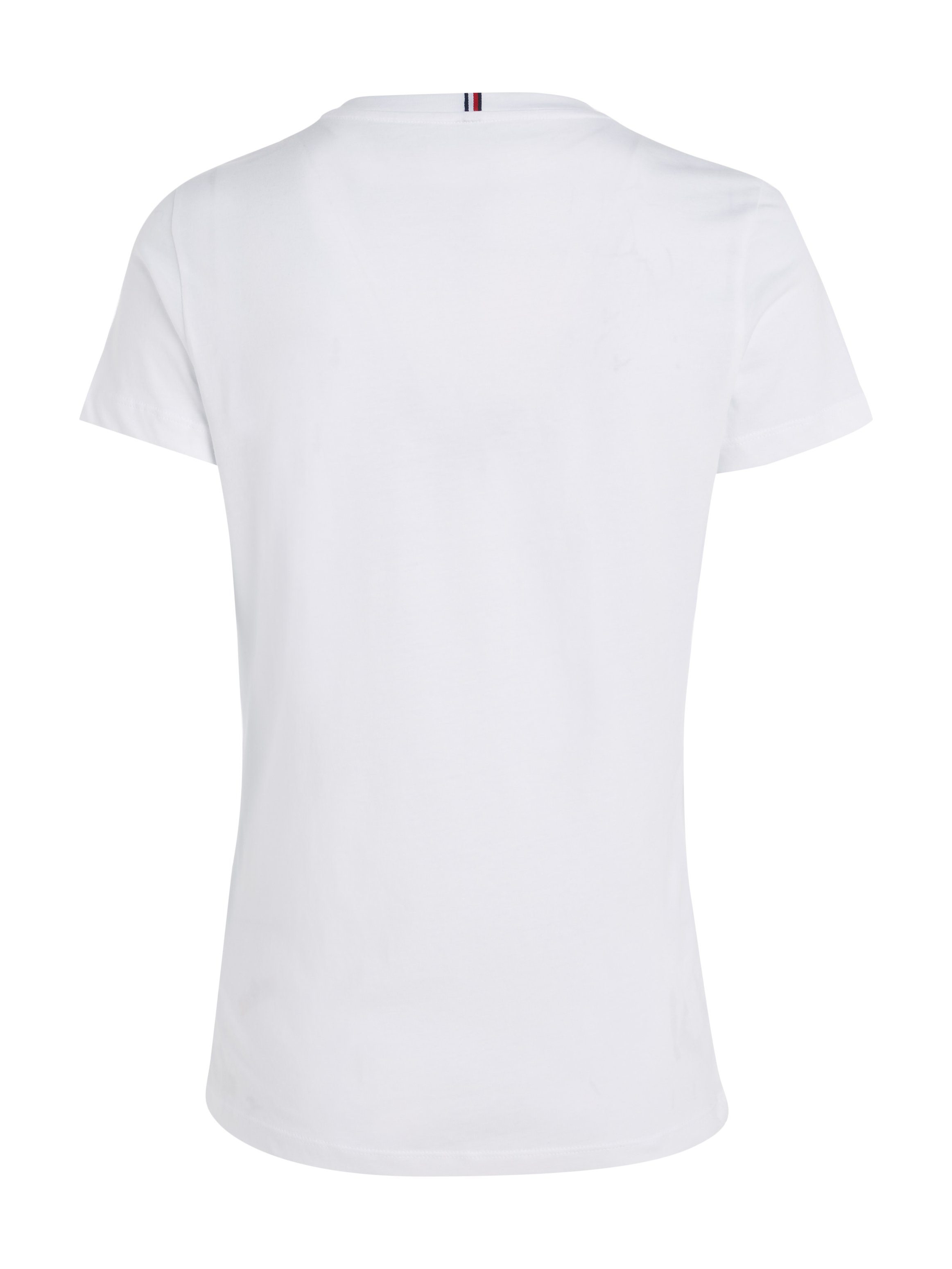Tommy Hilfiger T-shirt HERITAGE CREW NECK TEE met tommy hilfiger-merklabel op borsthoogte
