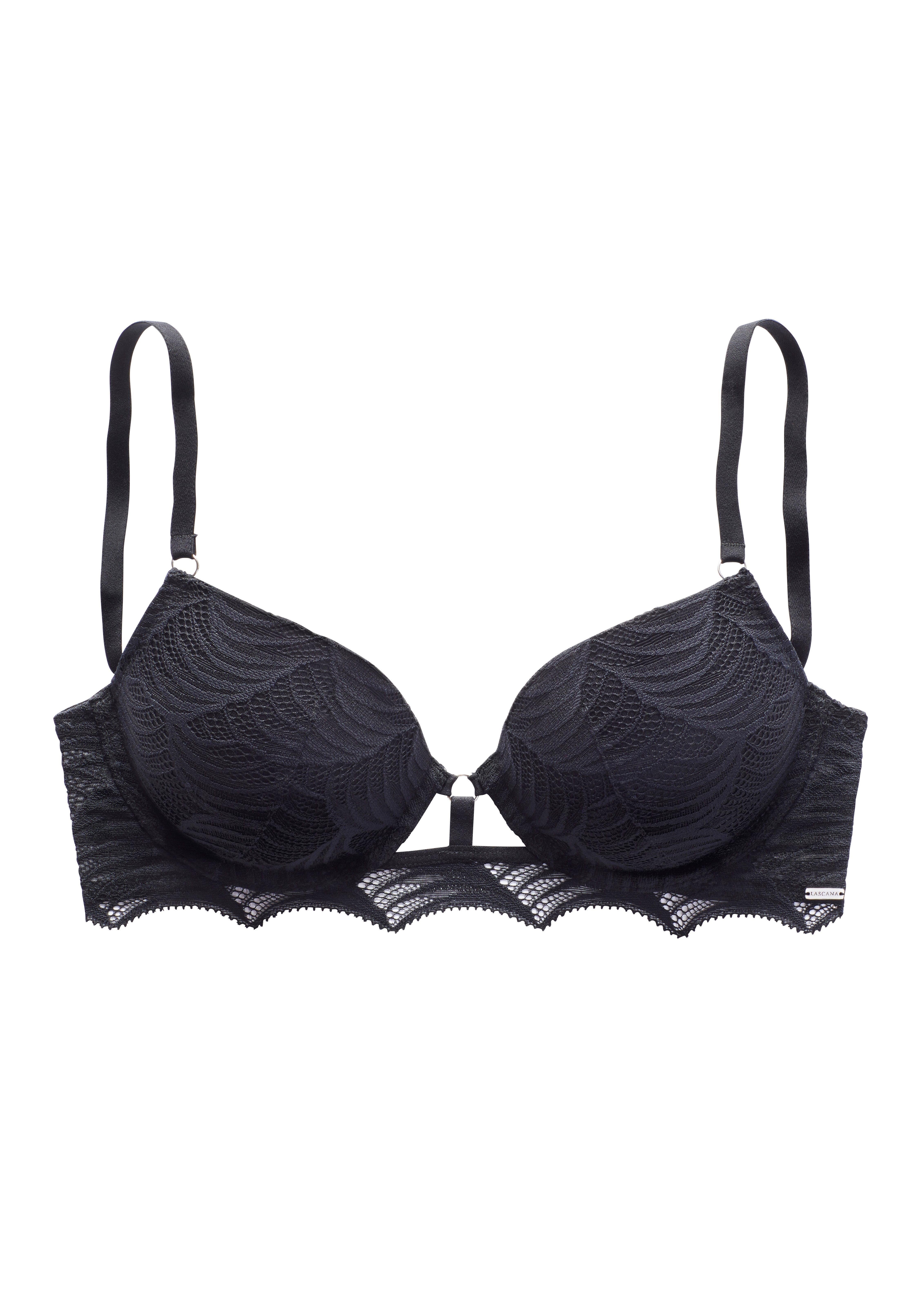 Lascana Push-up-bh Marla met geïntegreerde pads en modieus kant, lingerie