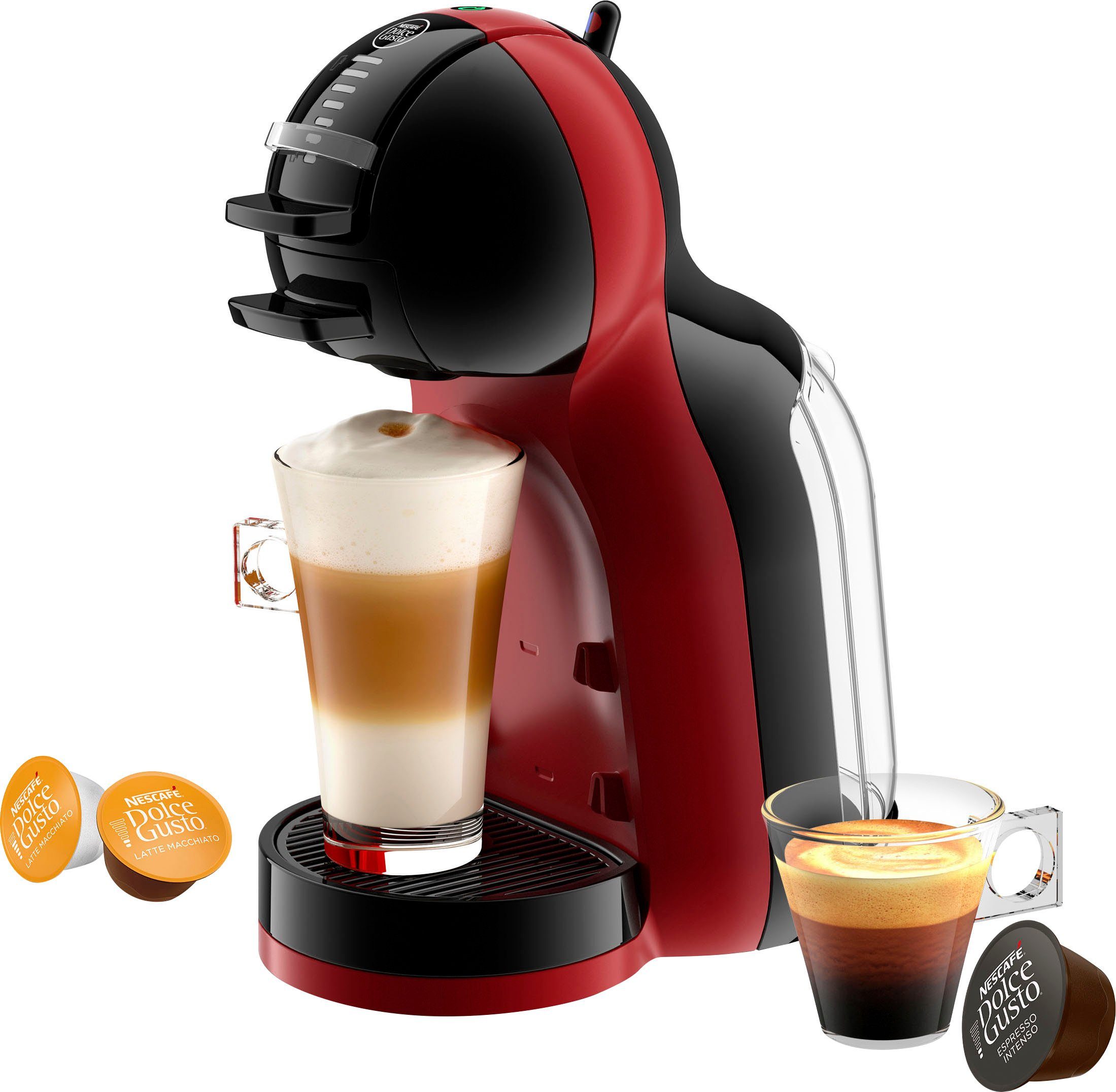 Nescafé Dolce Gusto Koffiecapsulemachine KP123H Mini Me, fluwelig crema, play & select-functie,...