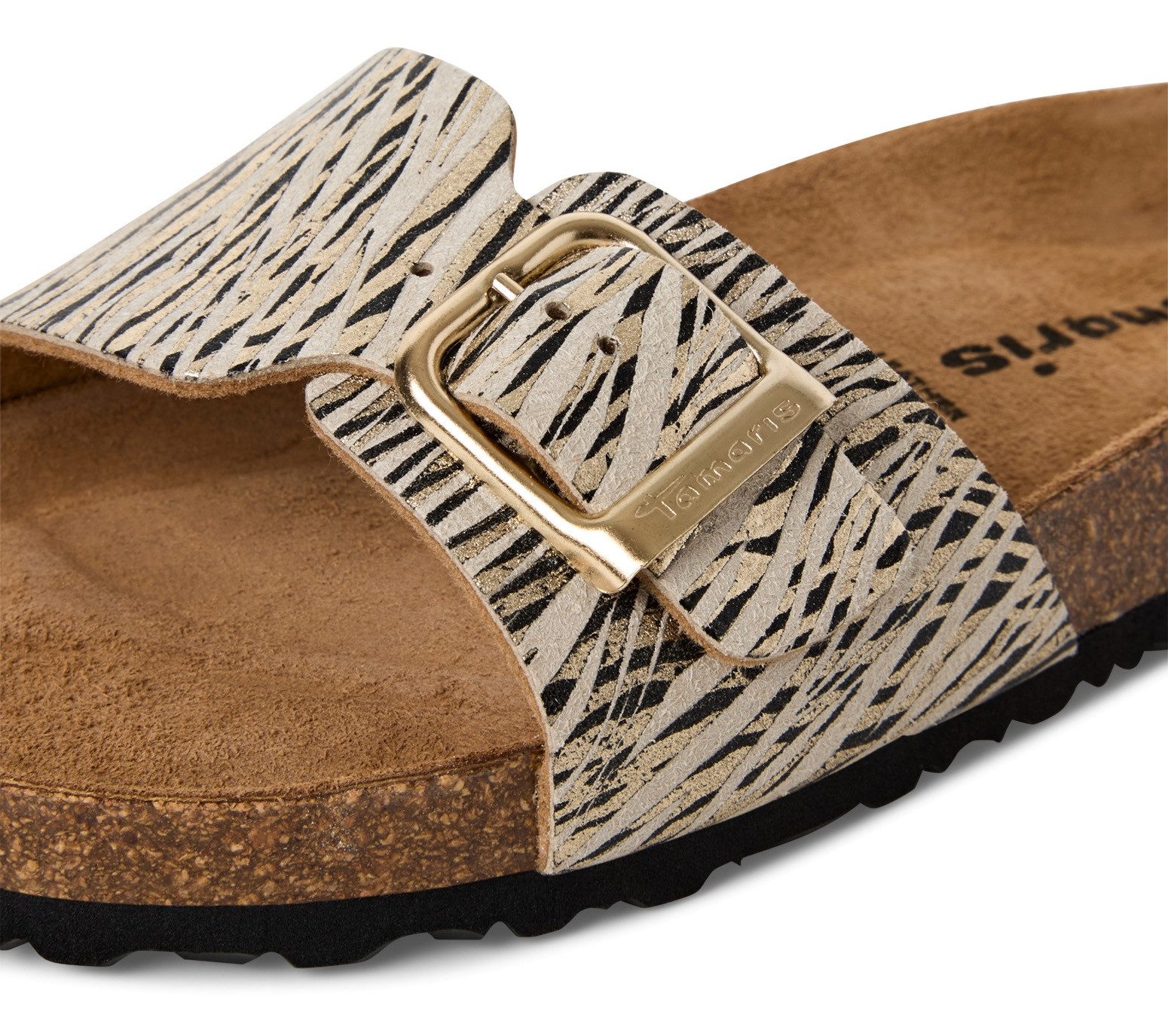 Tamaris Slippers Corra , zomerschoen, slippers met verstelbare gesp