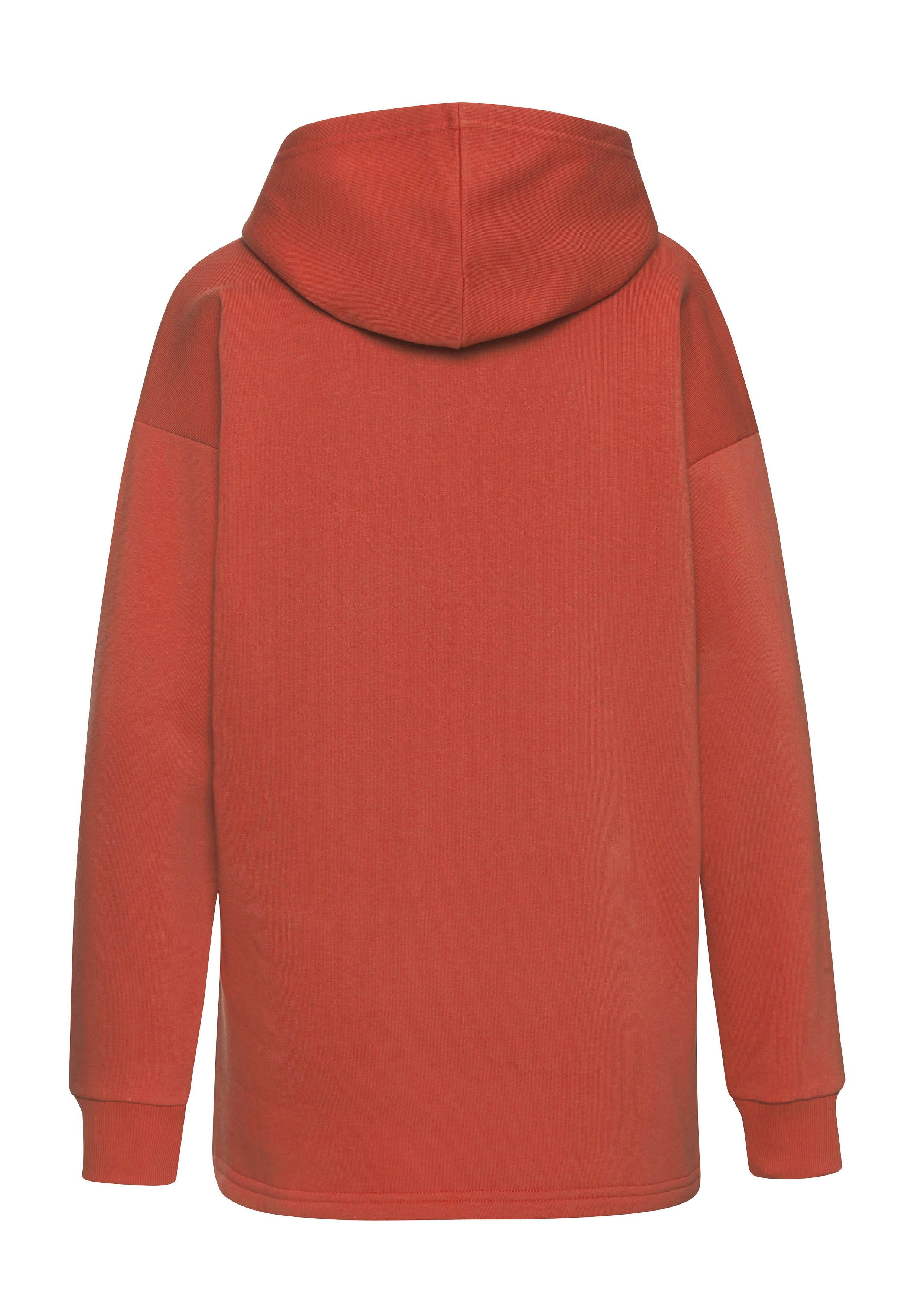 Lascana Hoodie Lounge-/capuchontrui met print voor, loungewear