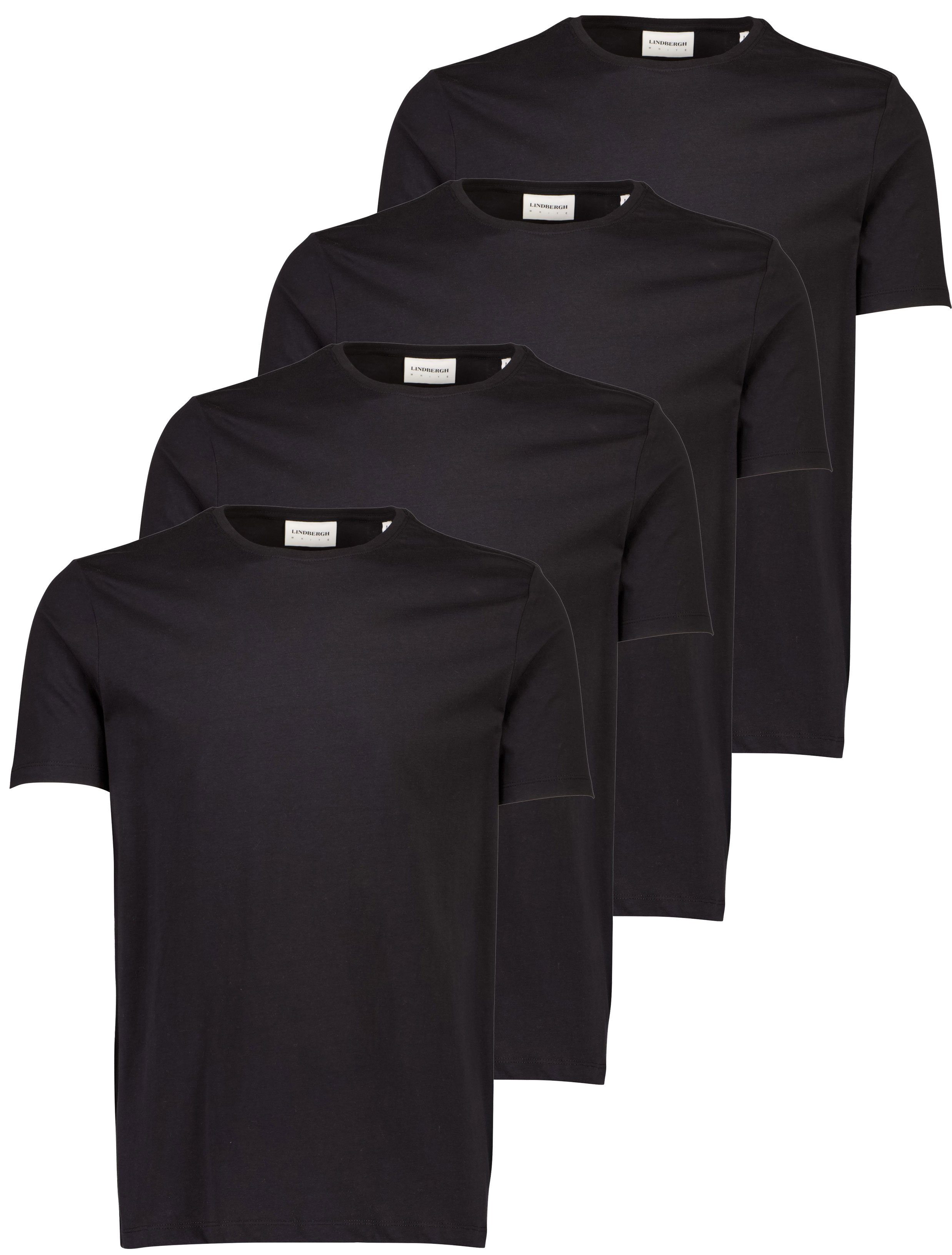 LINDBERGH T-shirt met ronde halsopening in 4-pack (set, 4-delig)