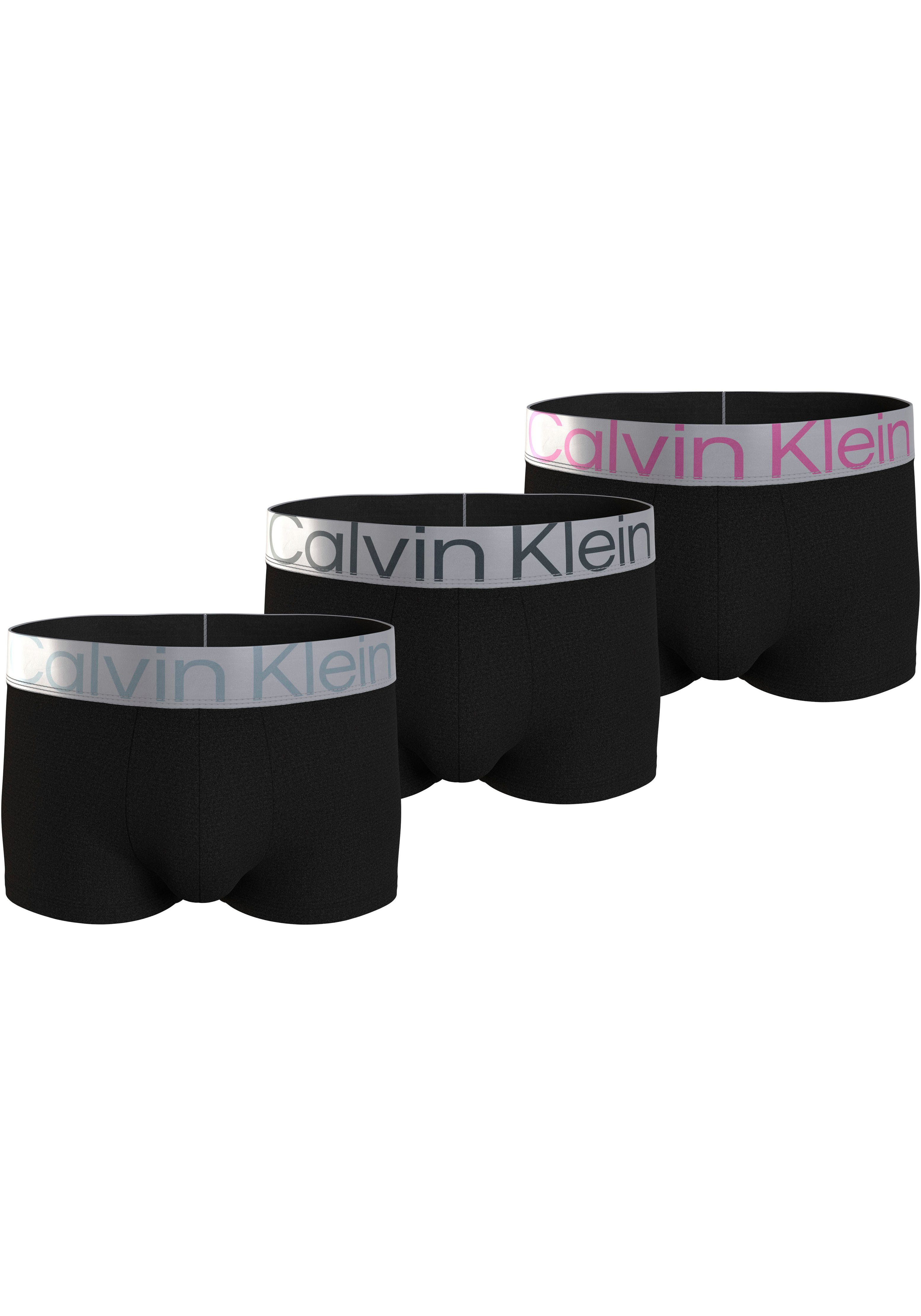 Calvin Klein Trunk LOW RISE TRUNK 3PK met elastische logo-band (3 stuks Set van 3)