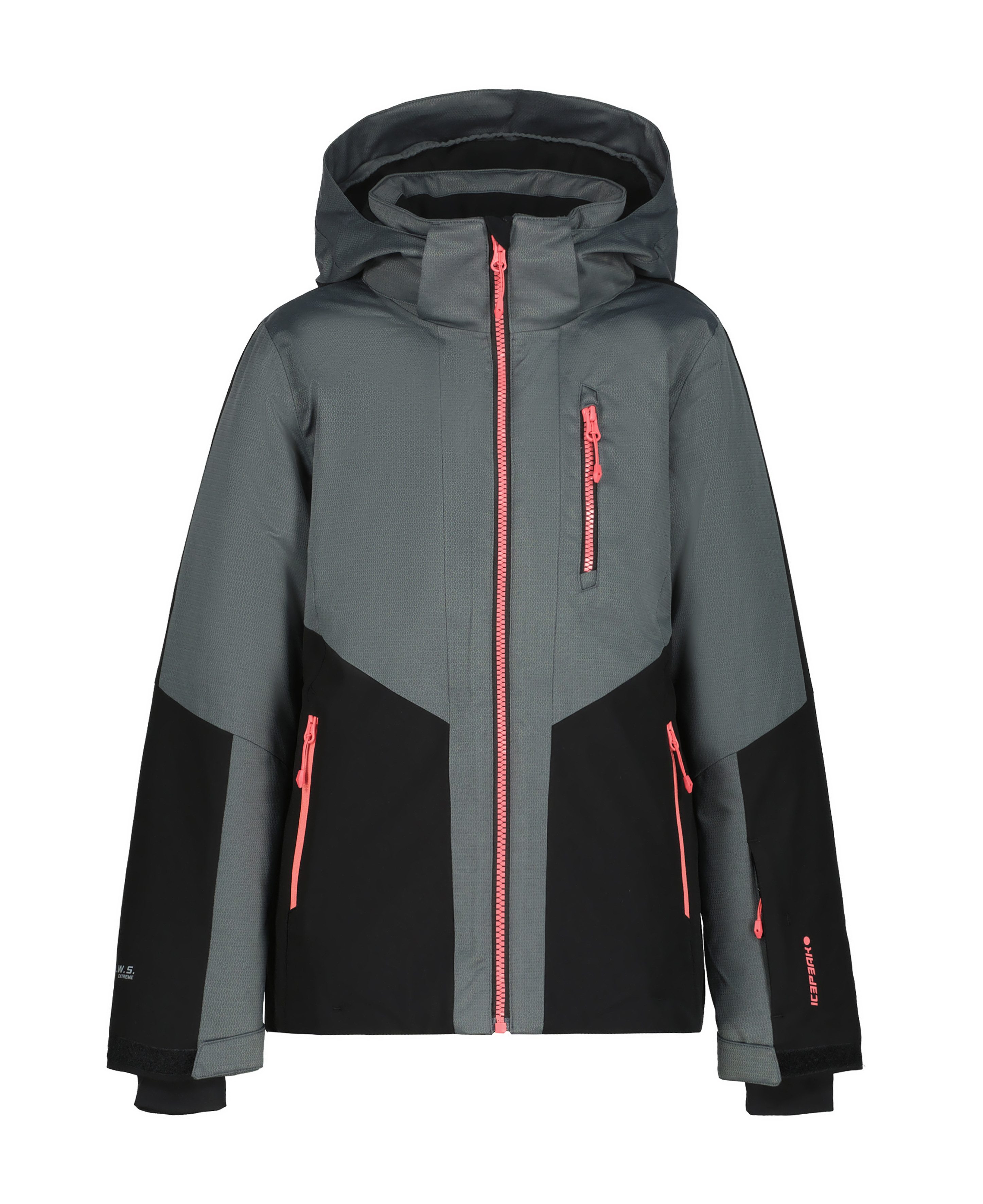 Icepeak Ski-jack K SKIJACKE LANETT met stijlvolle logo-opschriften