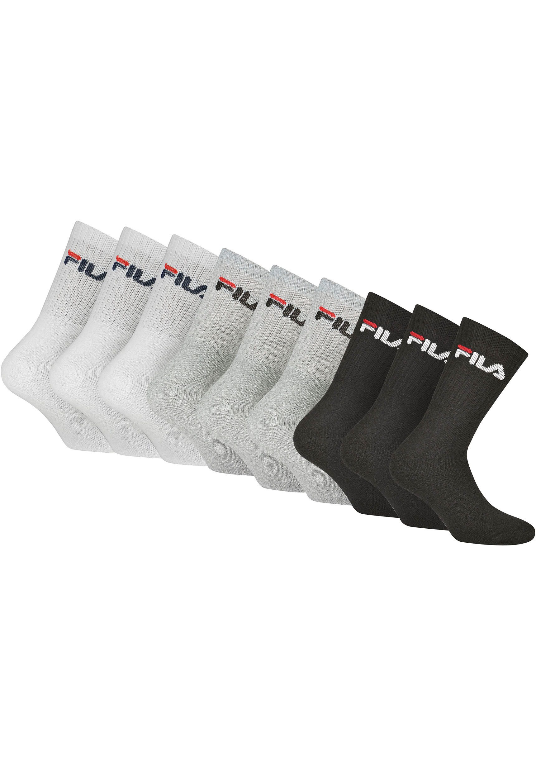 Fila Sportsokken UNISEX CREW TENNIS FULL TERRY SOCKS (set, 9 paar)