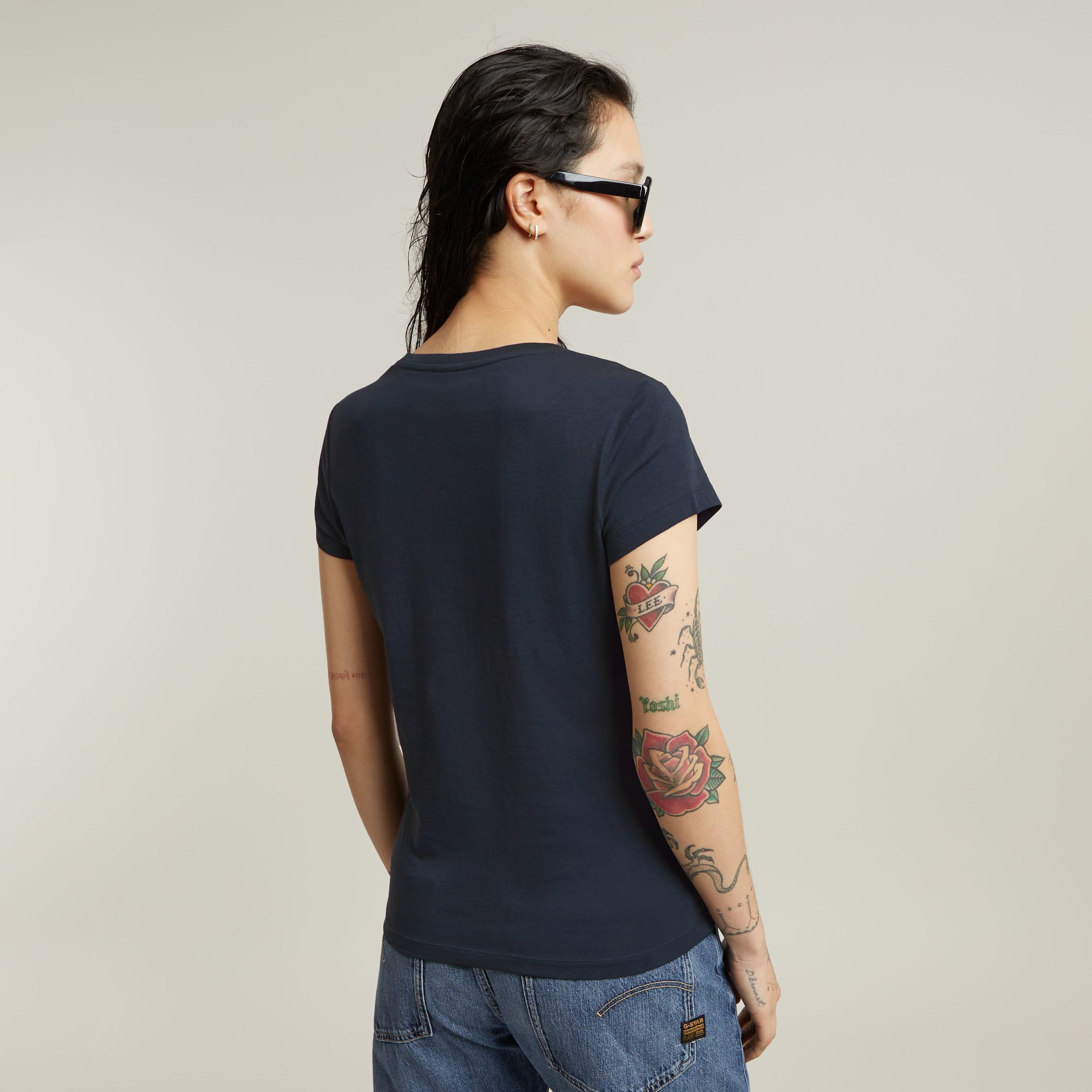 G-Star RAW Shirt met V-hals Eyben