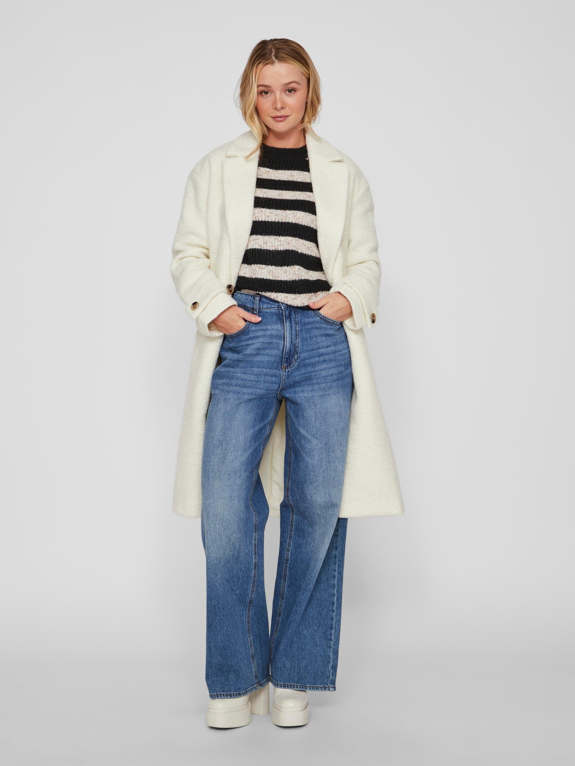 Vila Korte jas VIWAVE L/S STRUCTURED JACKET/SU - NOOS