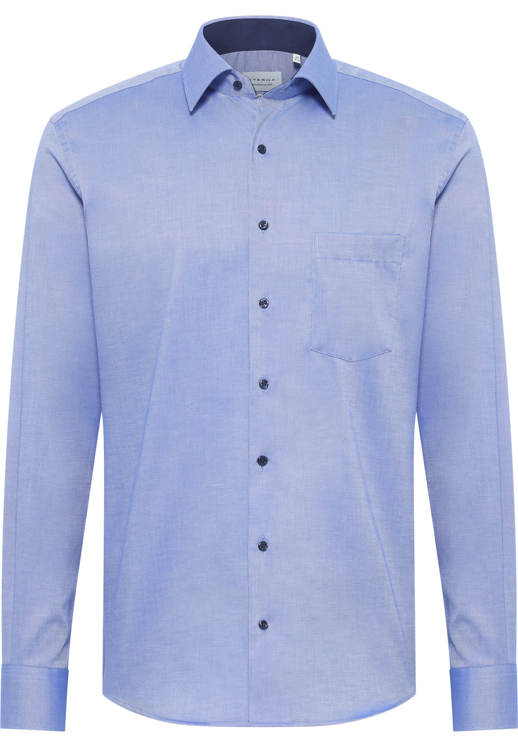 Eterna Overhemd met lange mouwen MODERN FIT NON IRON (strijkvrij)