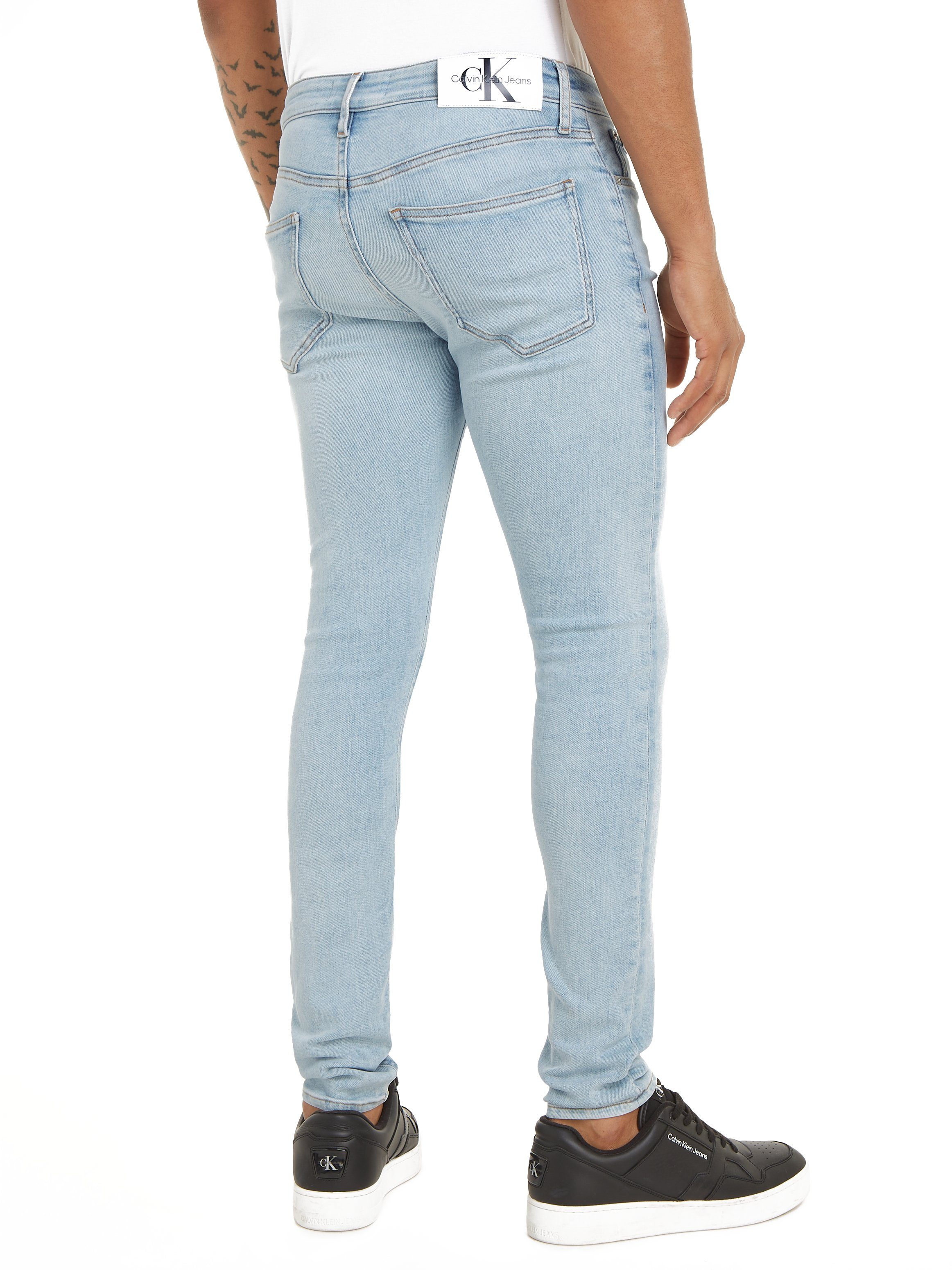 Calvin Klein Skinny fit jeans Skinny in een klassiek 5-pocketsmodel