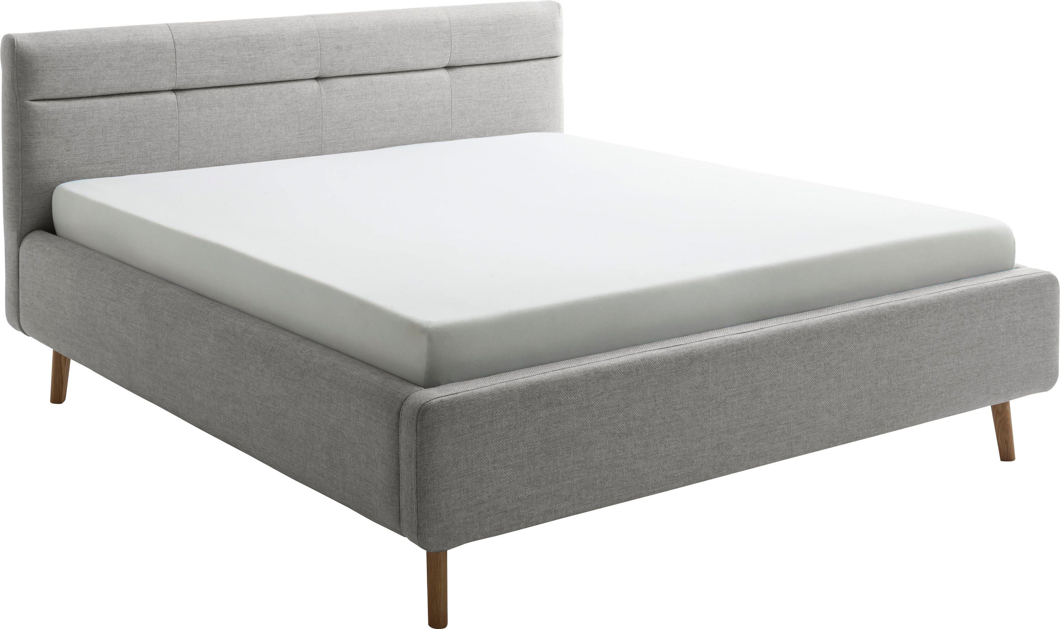 meise.möbel Gestoffeerd bed Lotte met lattenbodem en bedkist