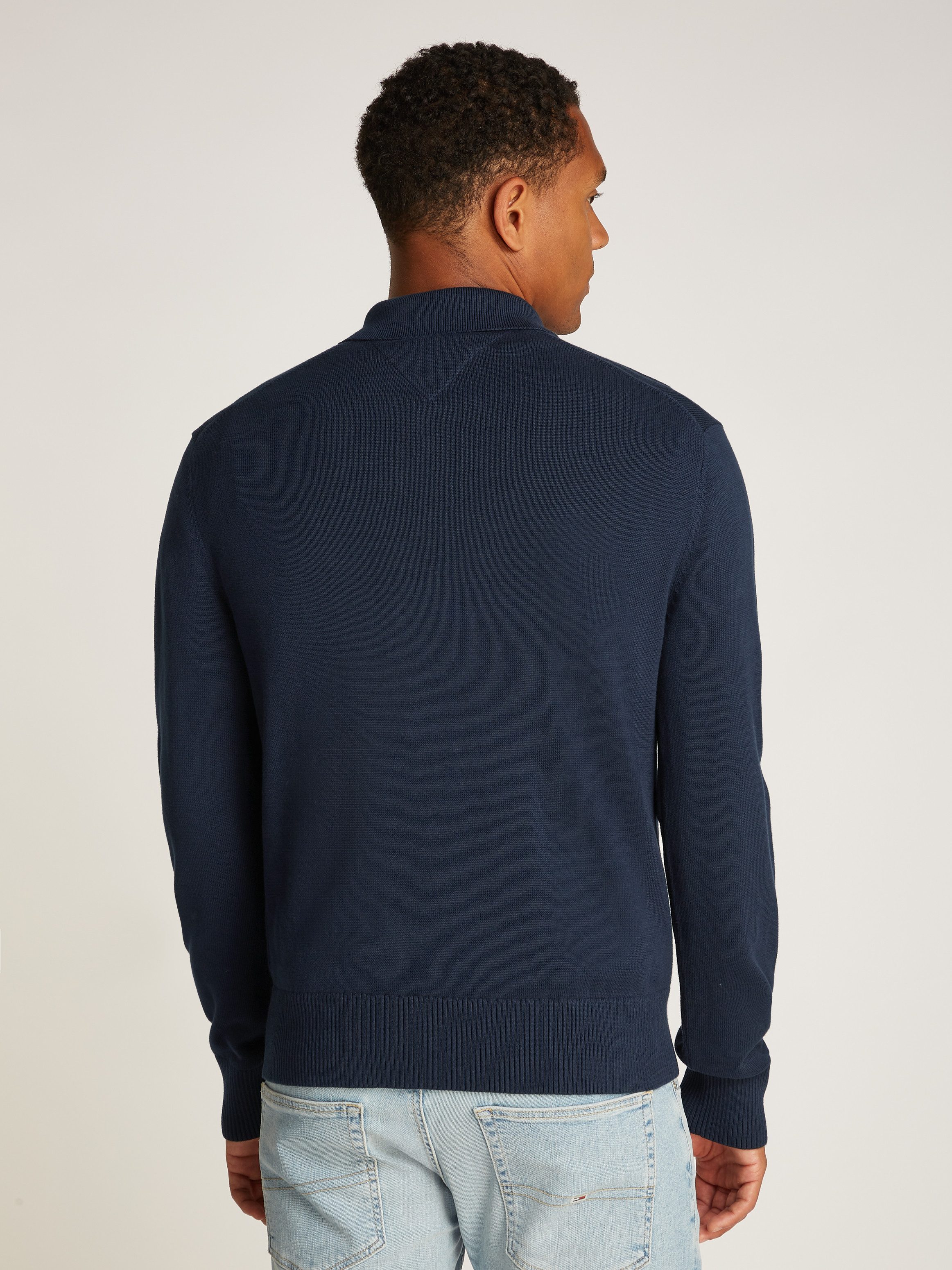 TOMMY JEANS Trui met polokraag TJM SLIM ESSENTIAL POLO SWEATER