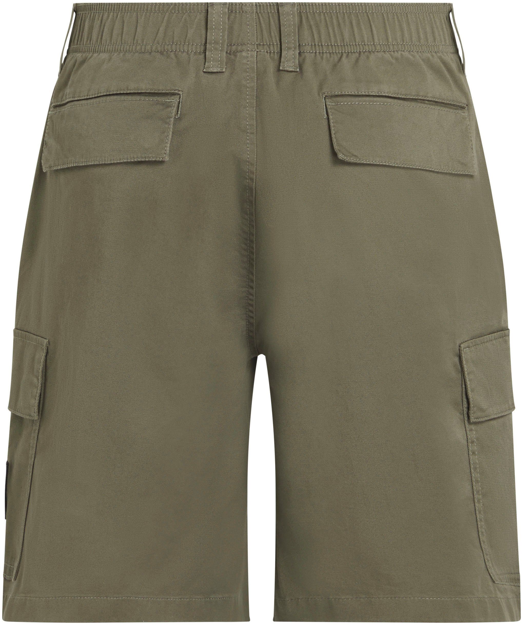 Calvin Klein Cargobroek CARGO SHORT met logopatch