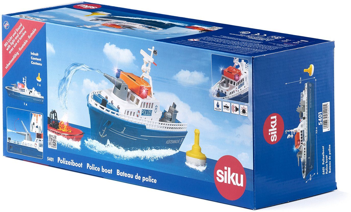 Siku Speelgoed-boot Siku World, politieboot (5401)