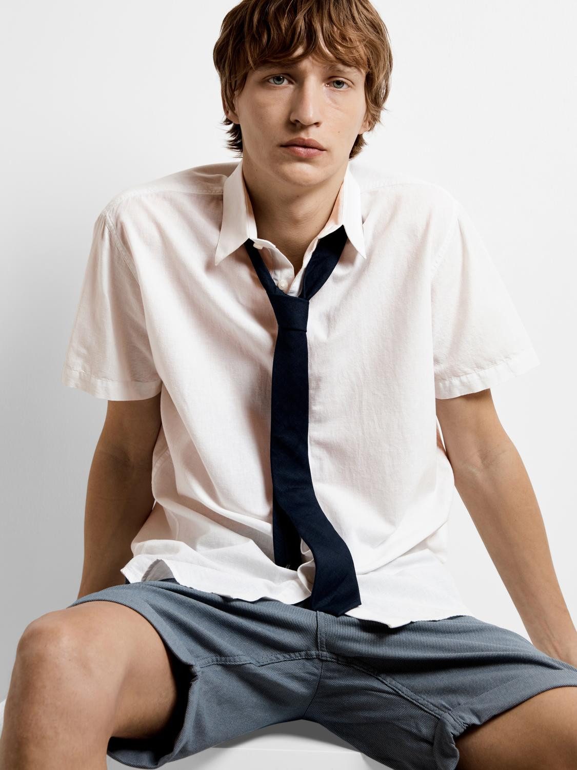 SELECTED HOMME Overhemd met korte mouwen SLHREG-SUN SHIRT SS NOOS