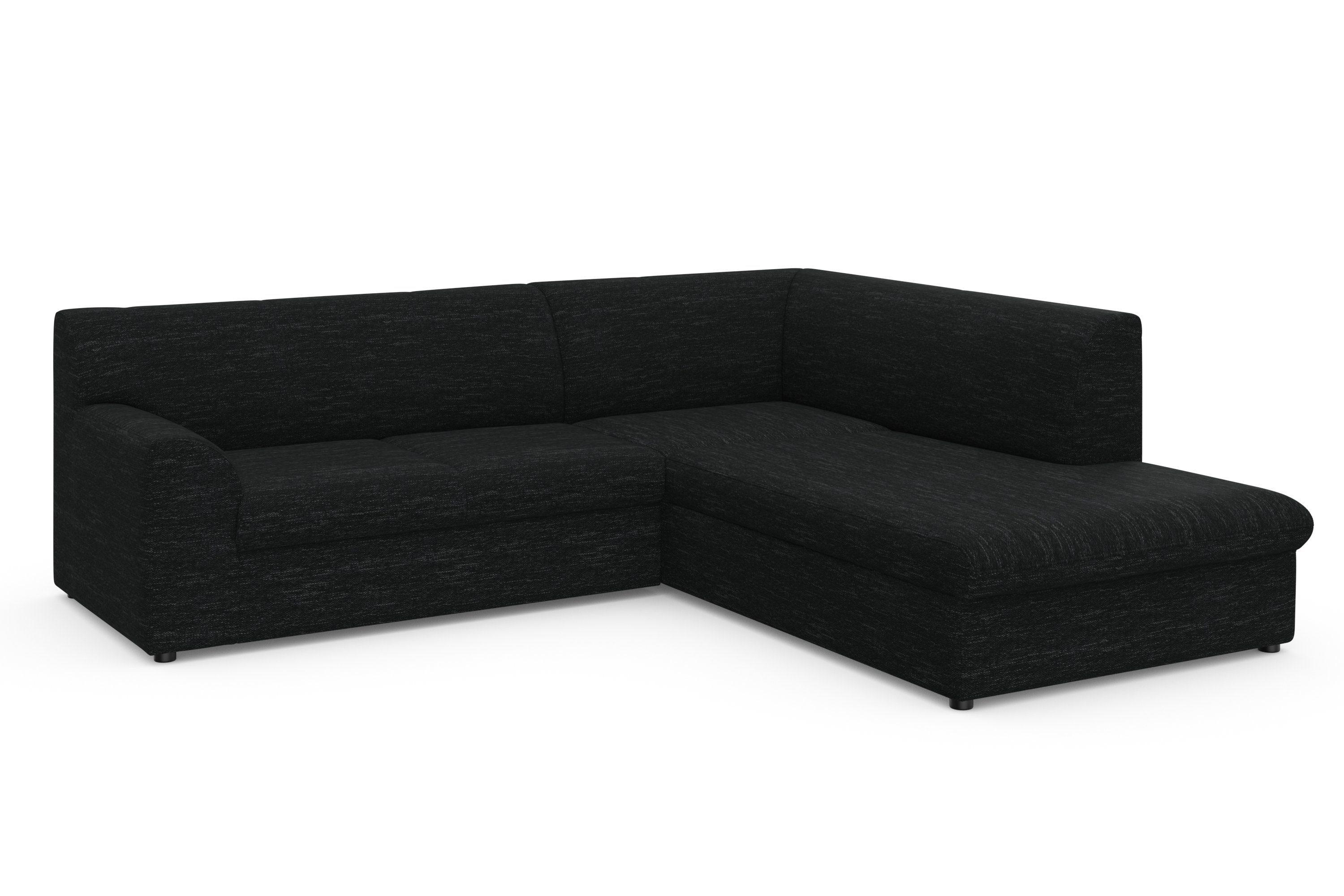DOMO collection Hoekbank Topper L-vorm met ottomane, naar keuze met slaapfunctie