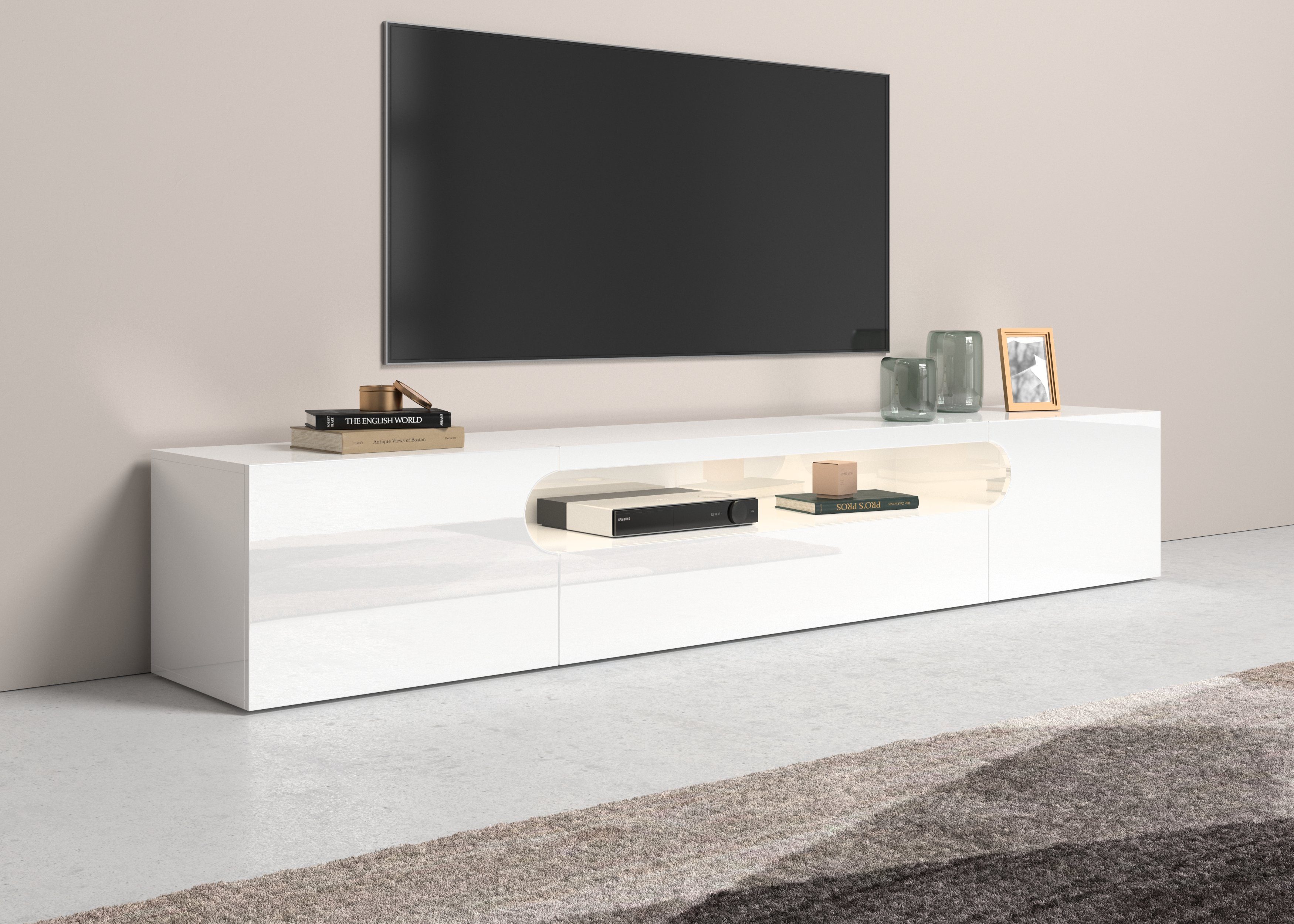 Tecnos Tv-meubel Real Breedte 240 cm