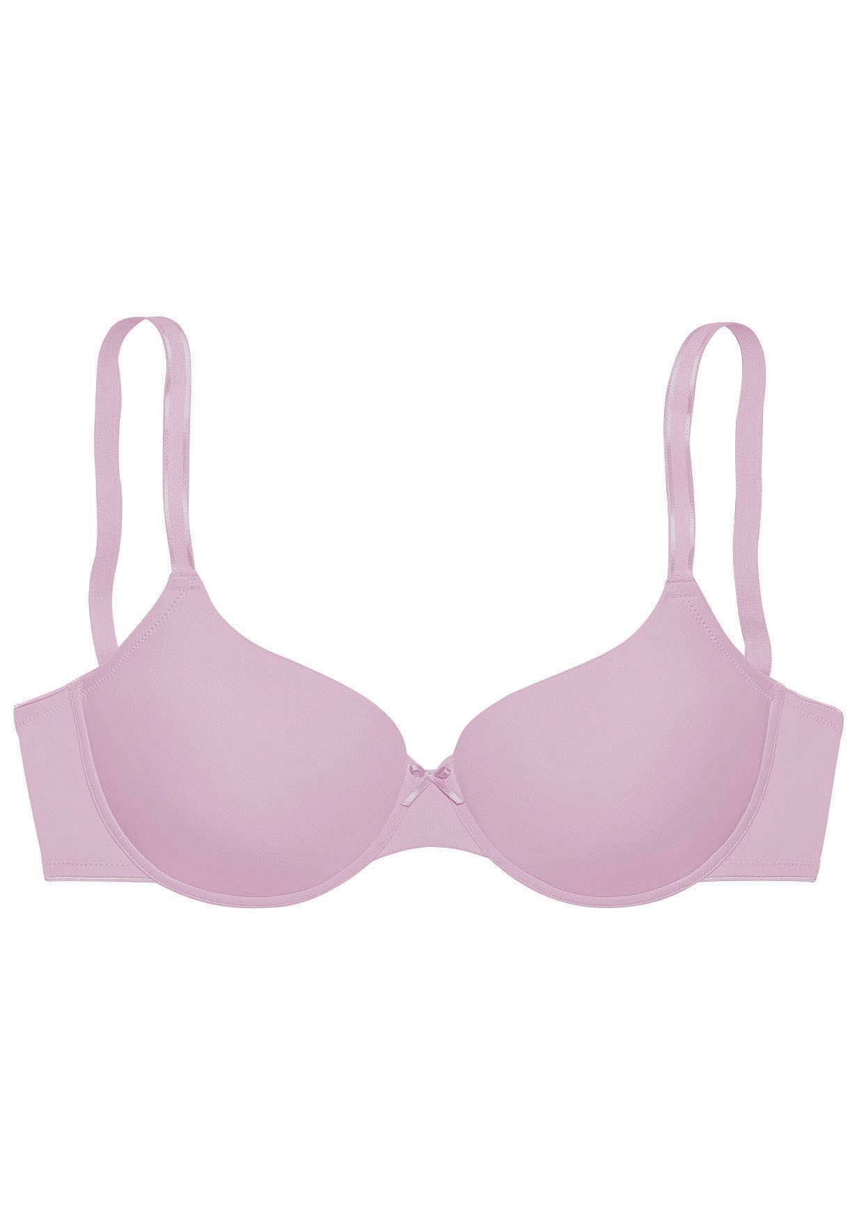 Lascana Bh met steuncups Ela - perfect basic met beugel van zijdeachtige microvezel