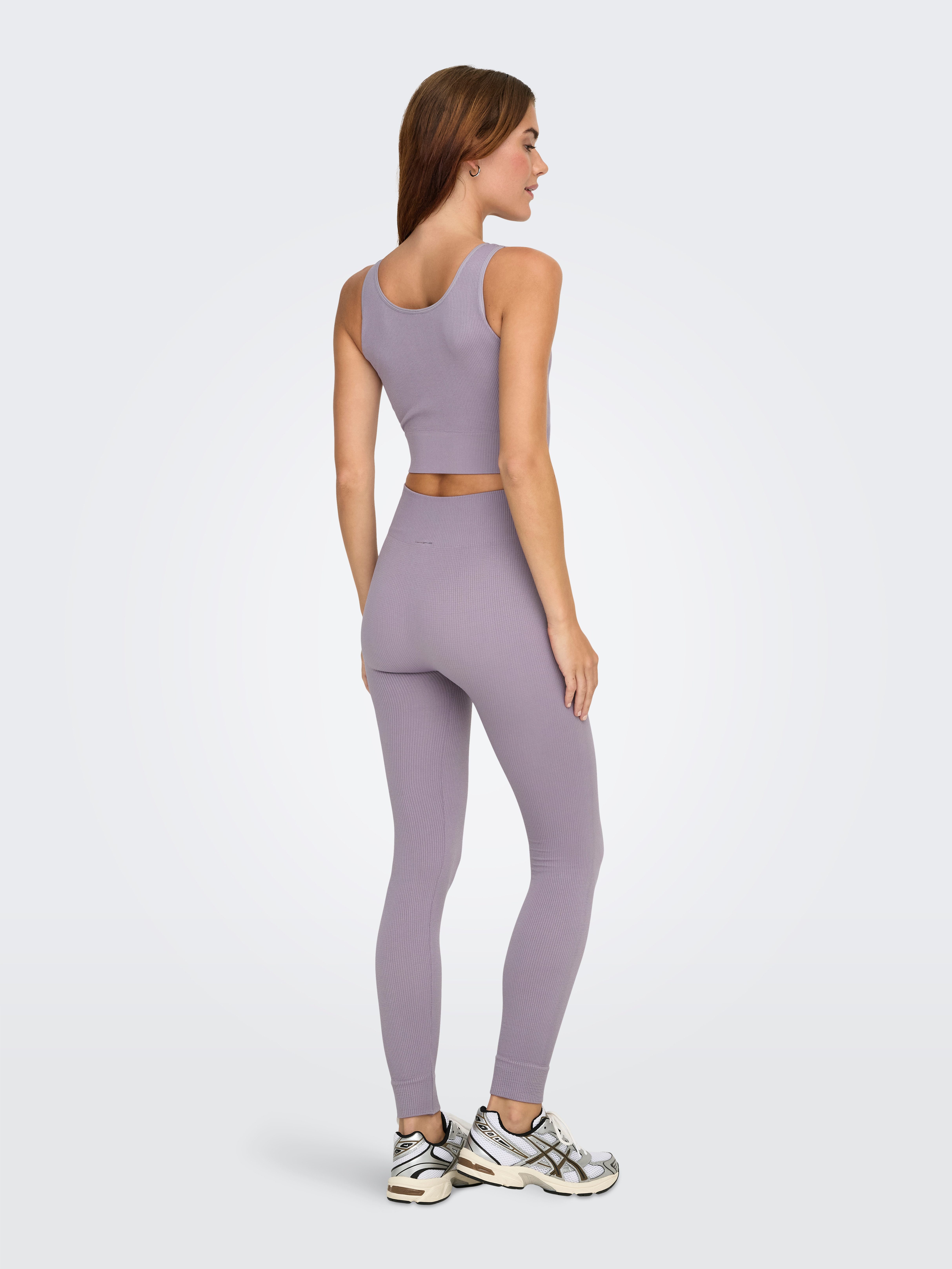 Only Play Trainingstop ONPJAIA LIFE Cropped fit, in fijne ribstructuur