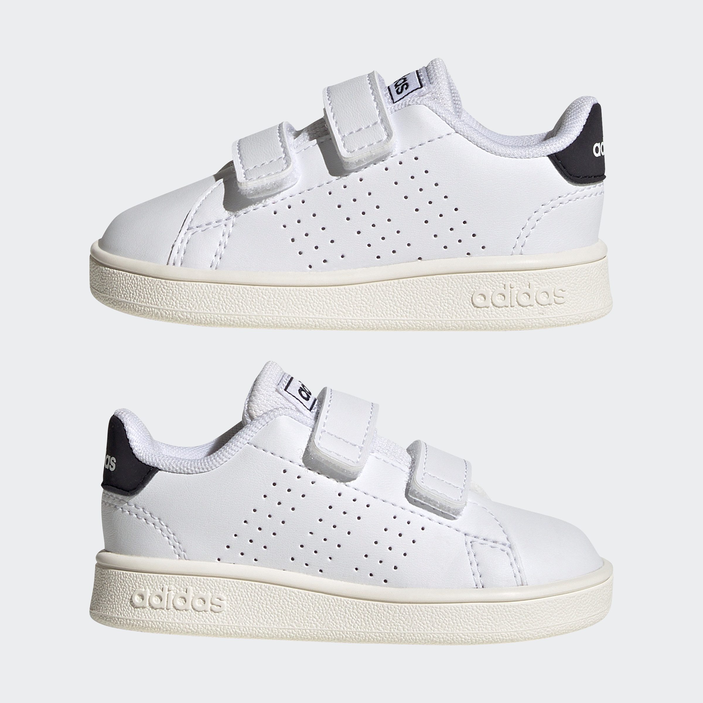 adidas Sportswear Sneakers ADVANTAGE LIFESTYLE COURT TWO HOOK-AND-LOOP Ontwerp in de sporen van de adidas Stan Smith