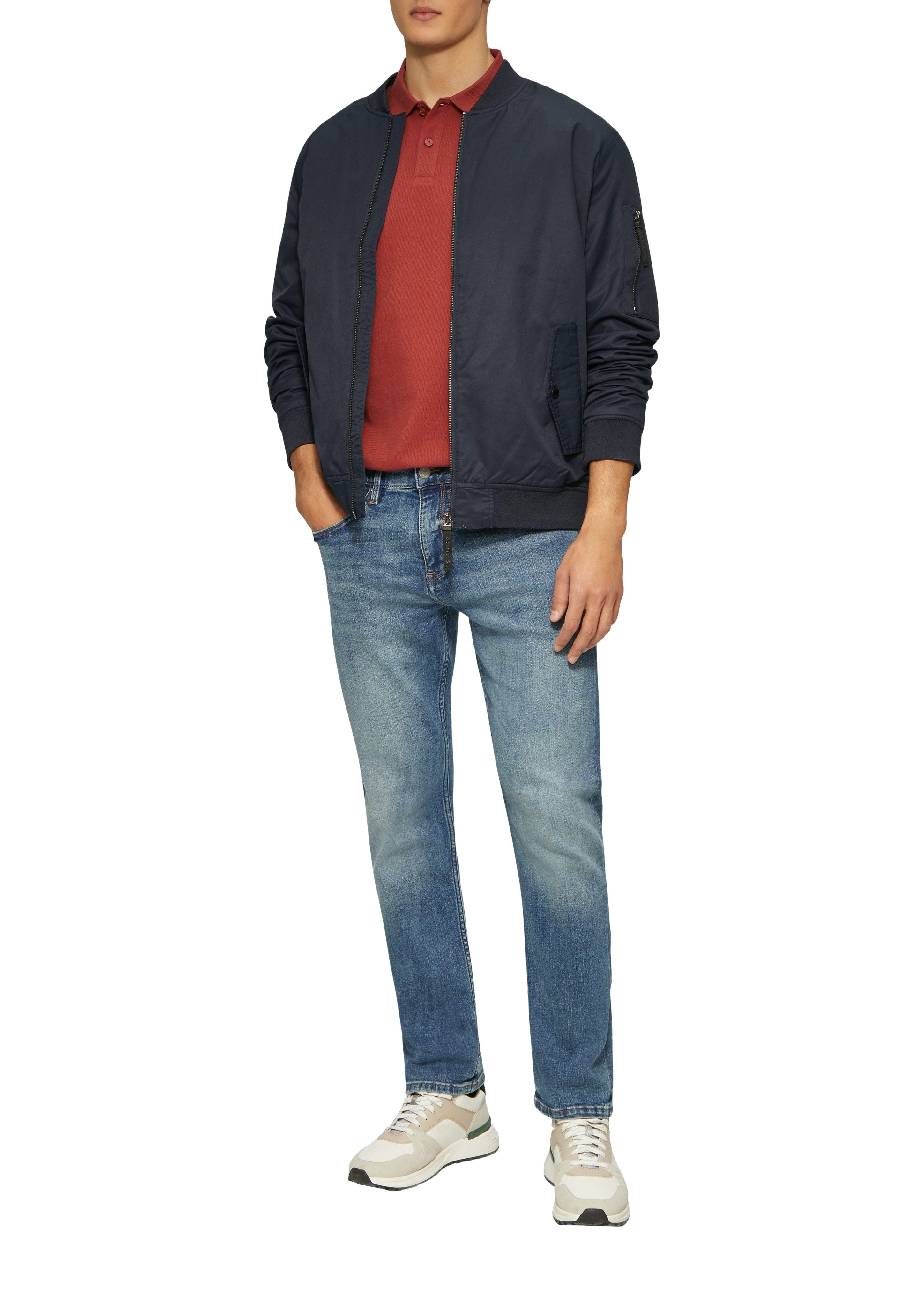 s.Oliver Poloshirt met geborduurd logo